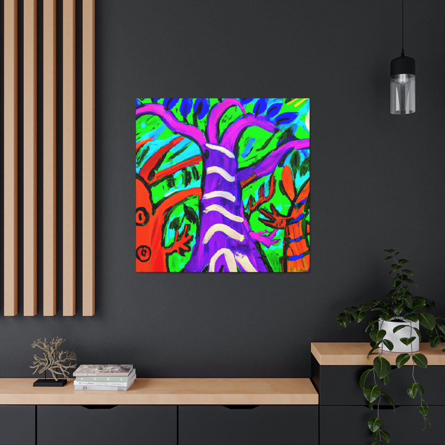 "Beech Tree Abstract Vision" - Canvas