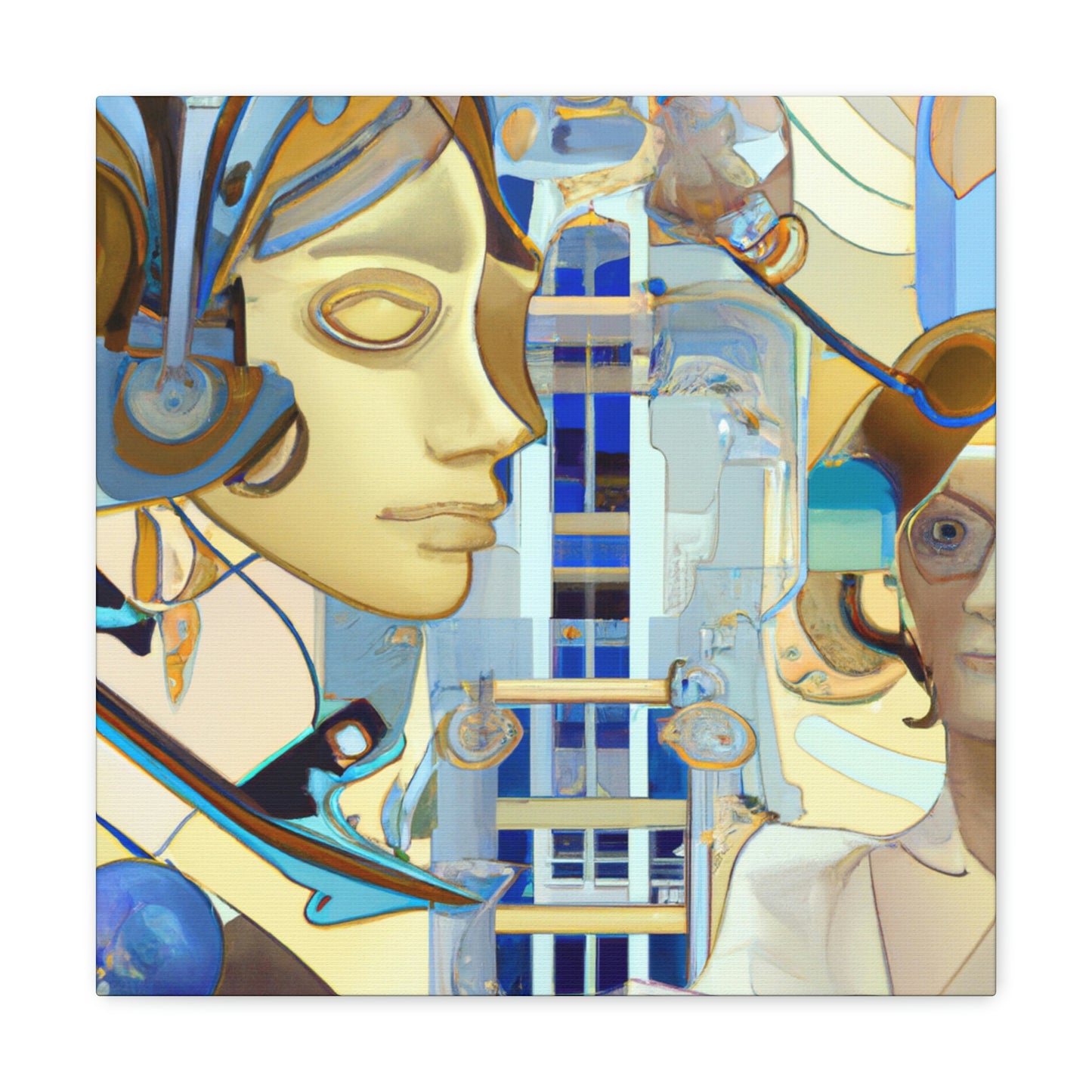 A.I. in Art Nouveau - Canvas