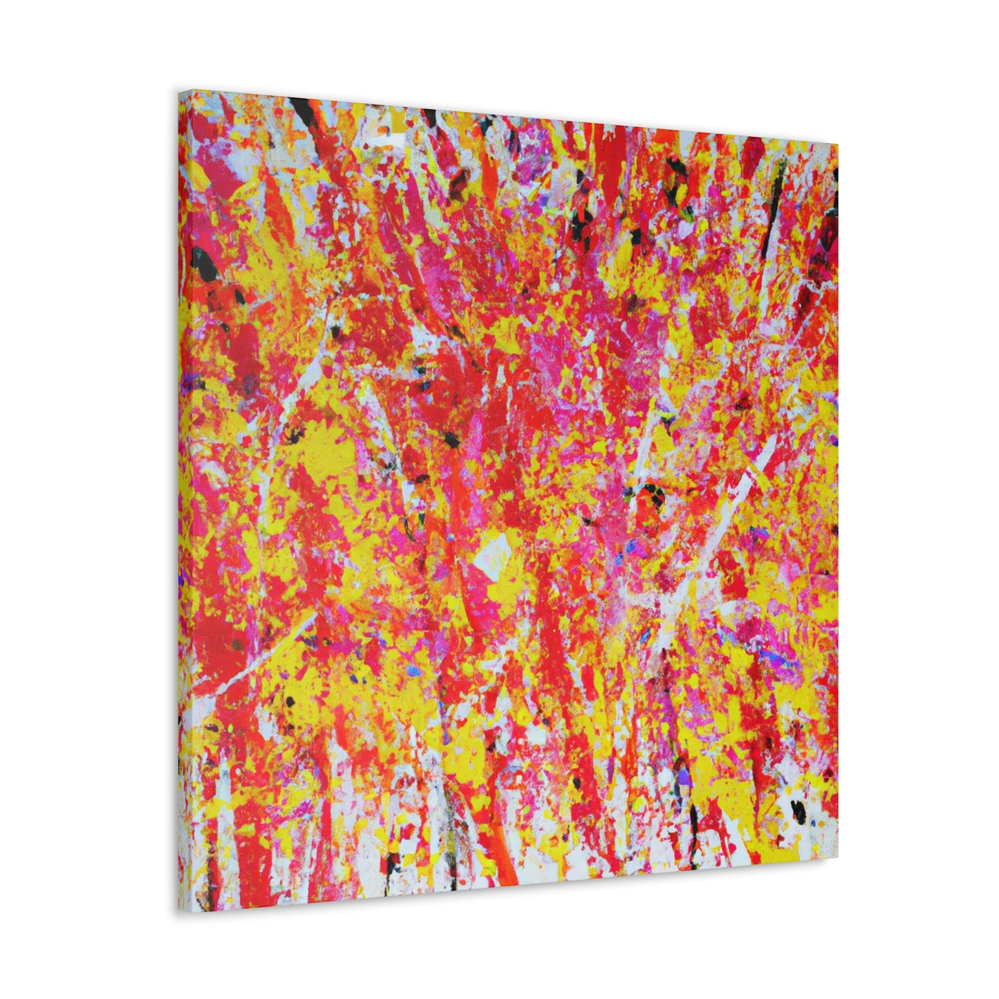 Sunlit Agitation Ablaze - Canvas