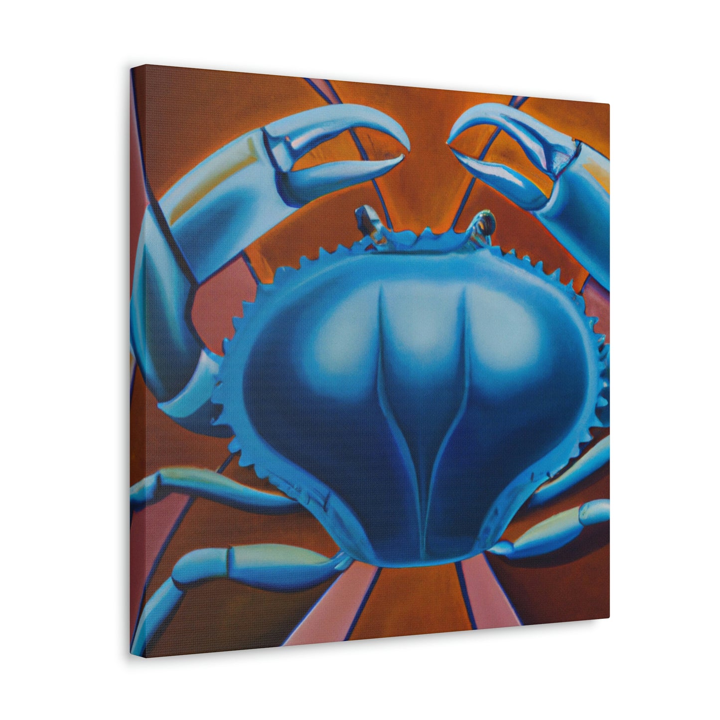 "Crab in Art Deco" - Canvas