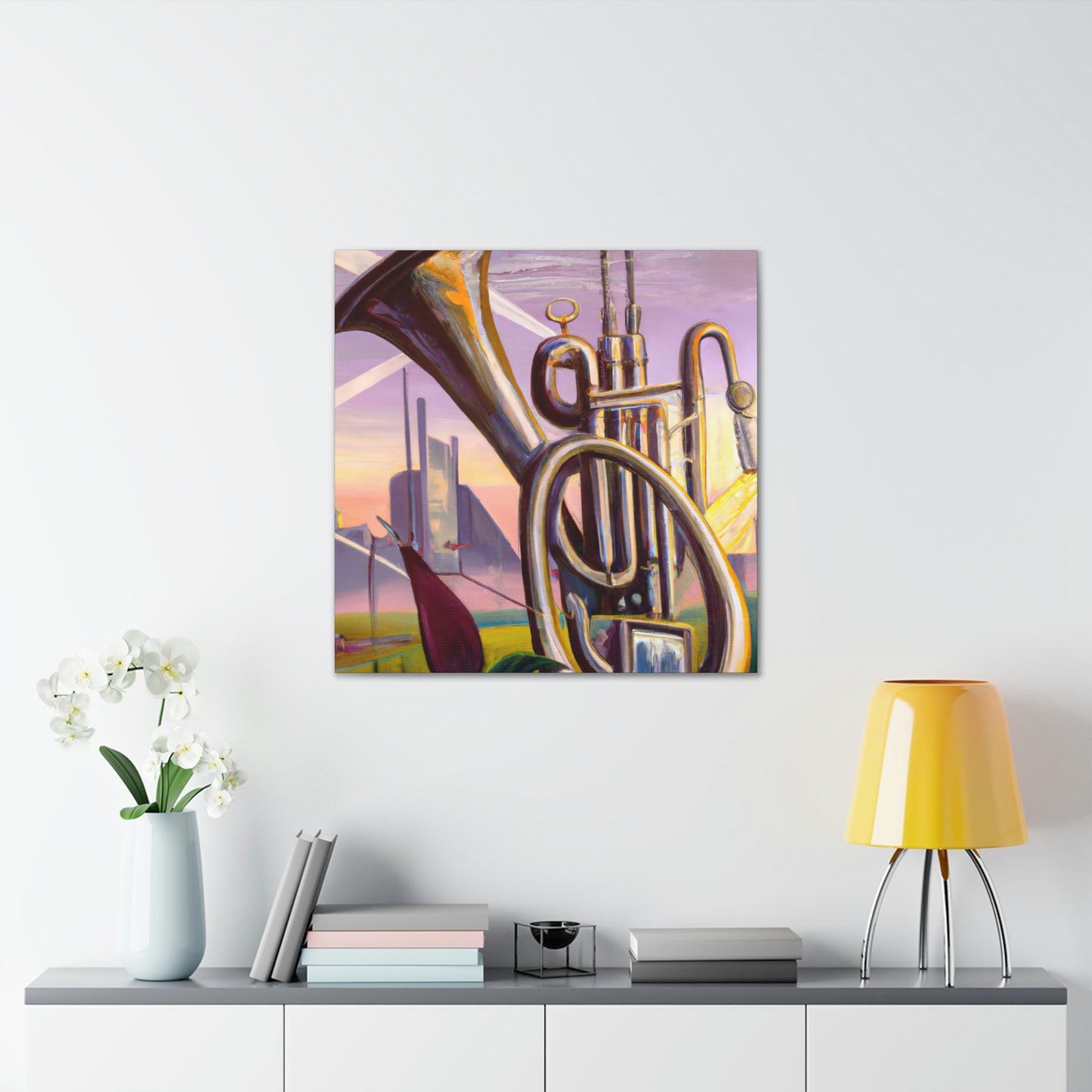 "Tootin' the Trumpet Tune" - Canvas