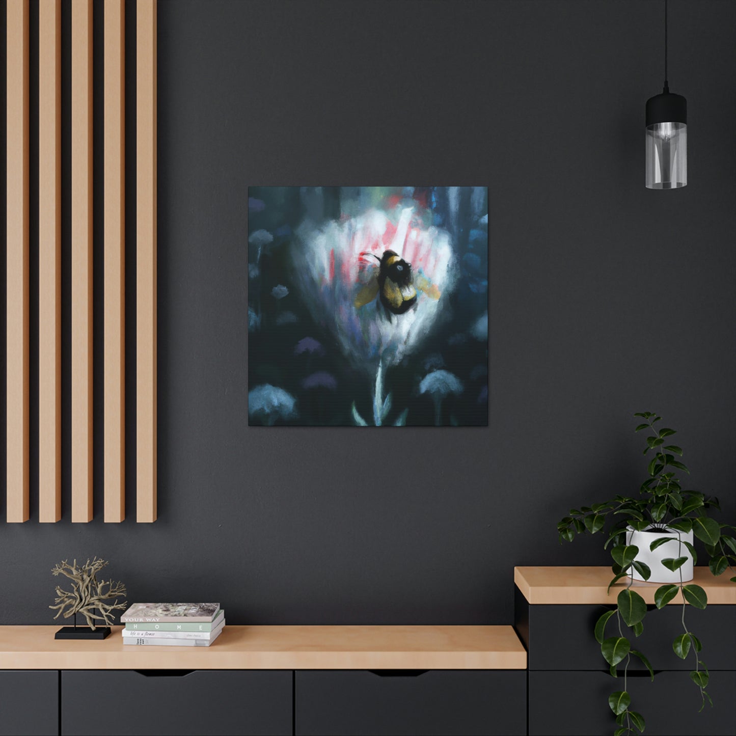 Bumblebee's Colorful Dance - Canvas