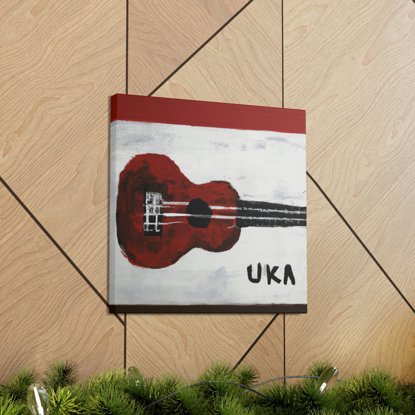 "Ukulele Minimalism Dream" - Canvas