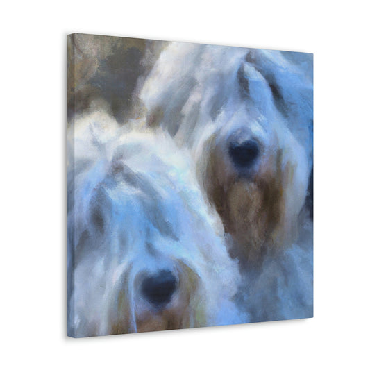 Old English Sheepdog Dream - Canvas