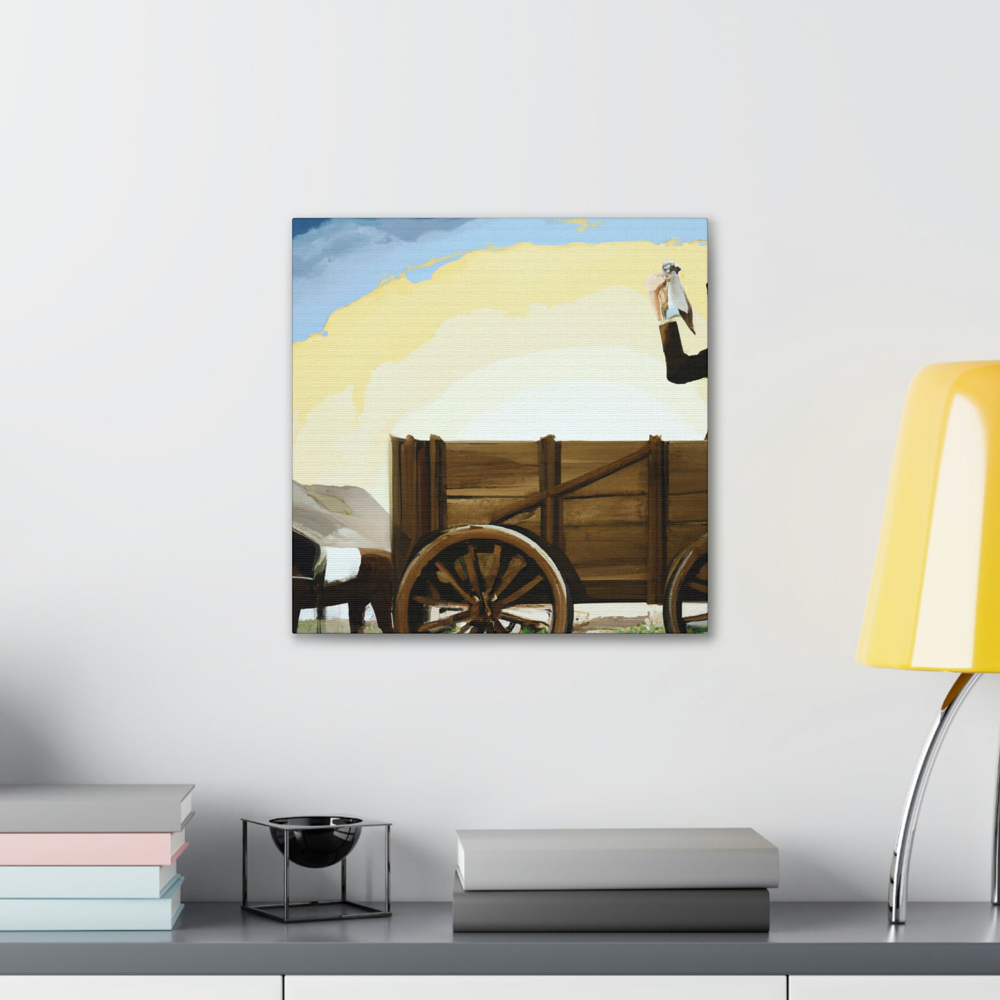 Old Cowpoke Memories - Canvas