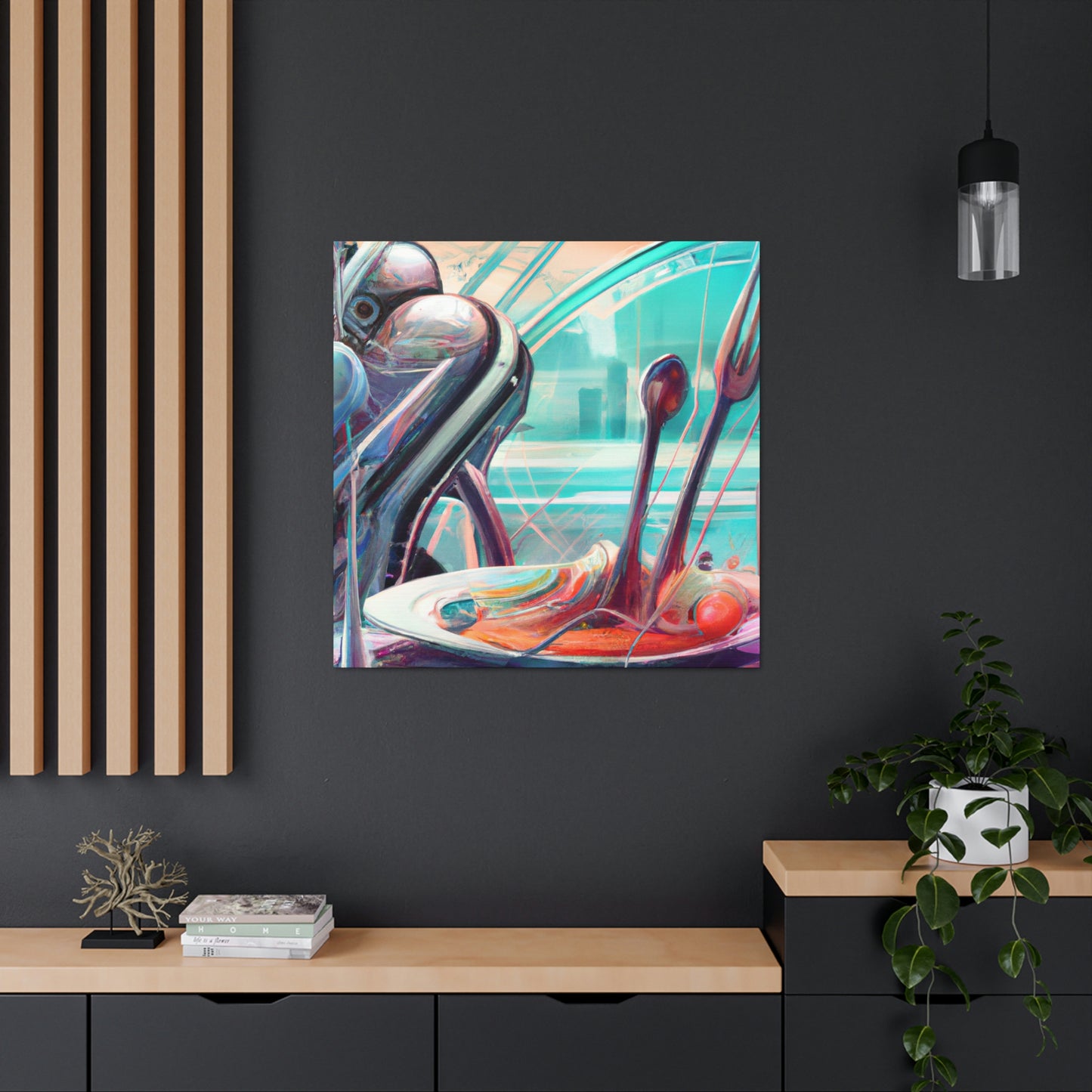 Silverware Reflection Dream - Canvas