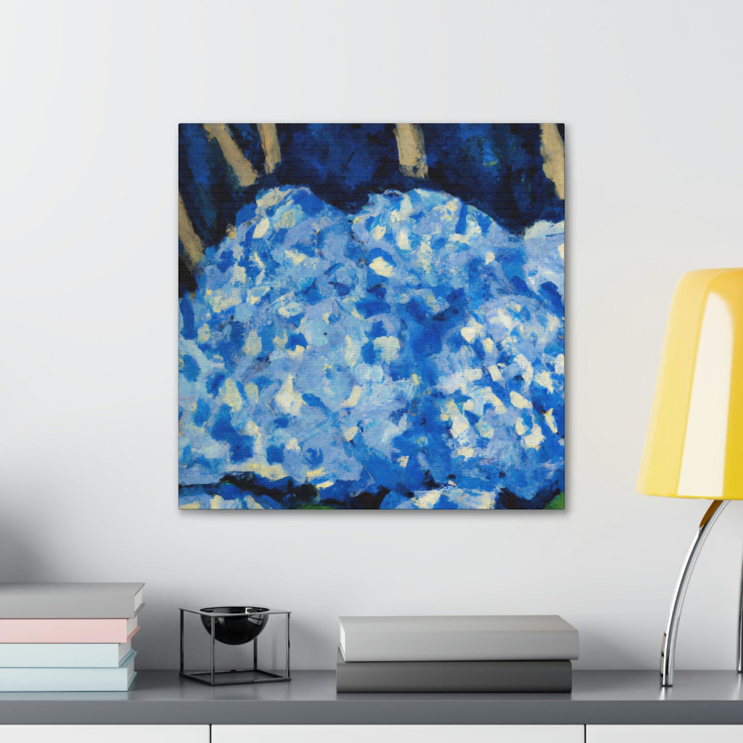 "Hydrangea Splendor Ablaze" - Canvas