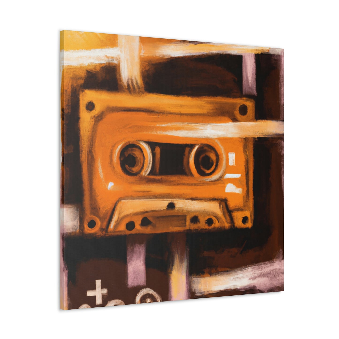 "Cassette Tape Melodies" - Canvas