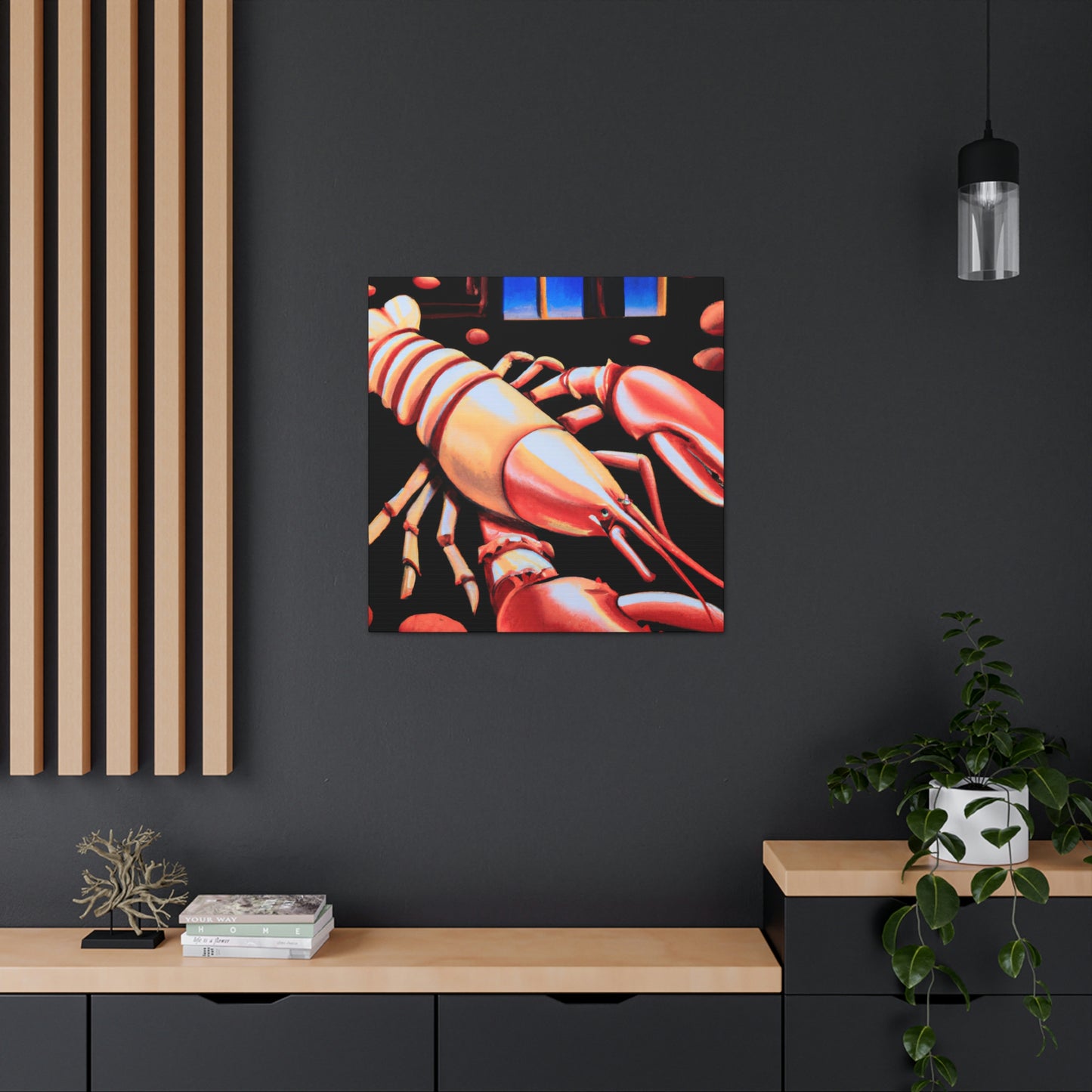 Lobster Lips Sparkle - Canvas