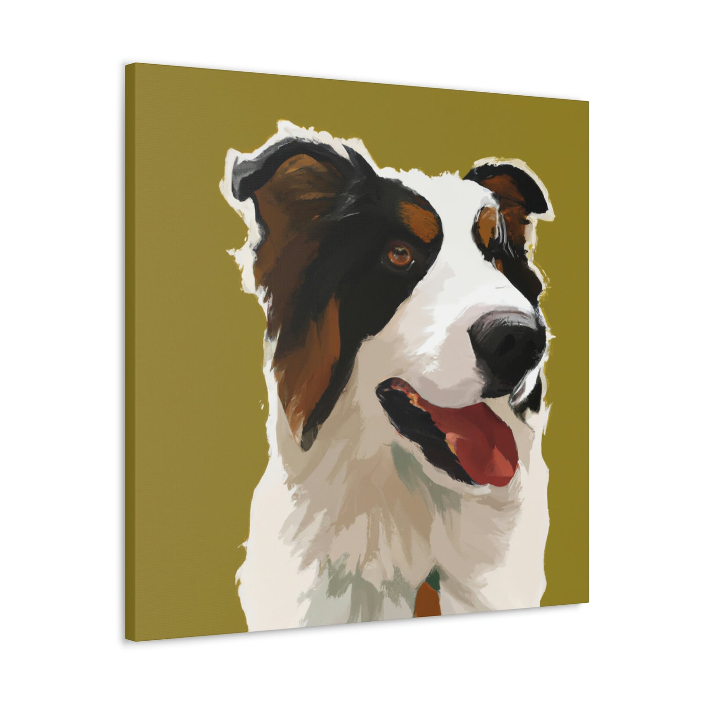 "Border Collie Simplicity" - Canvas