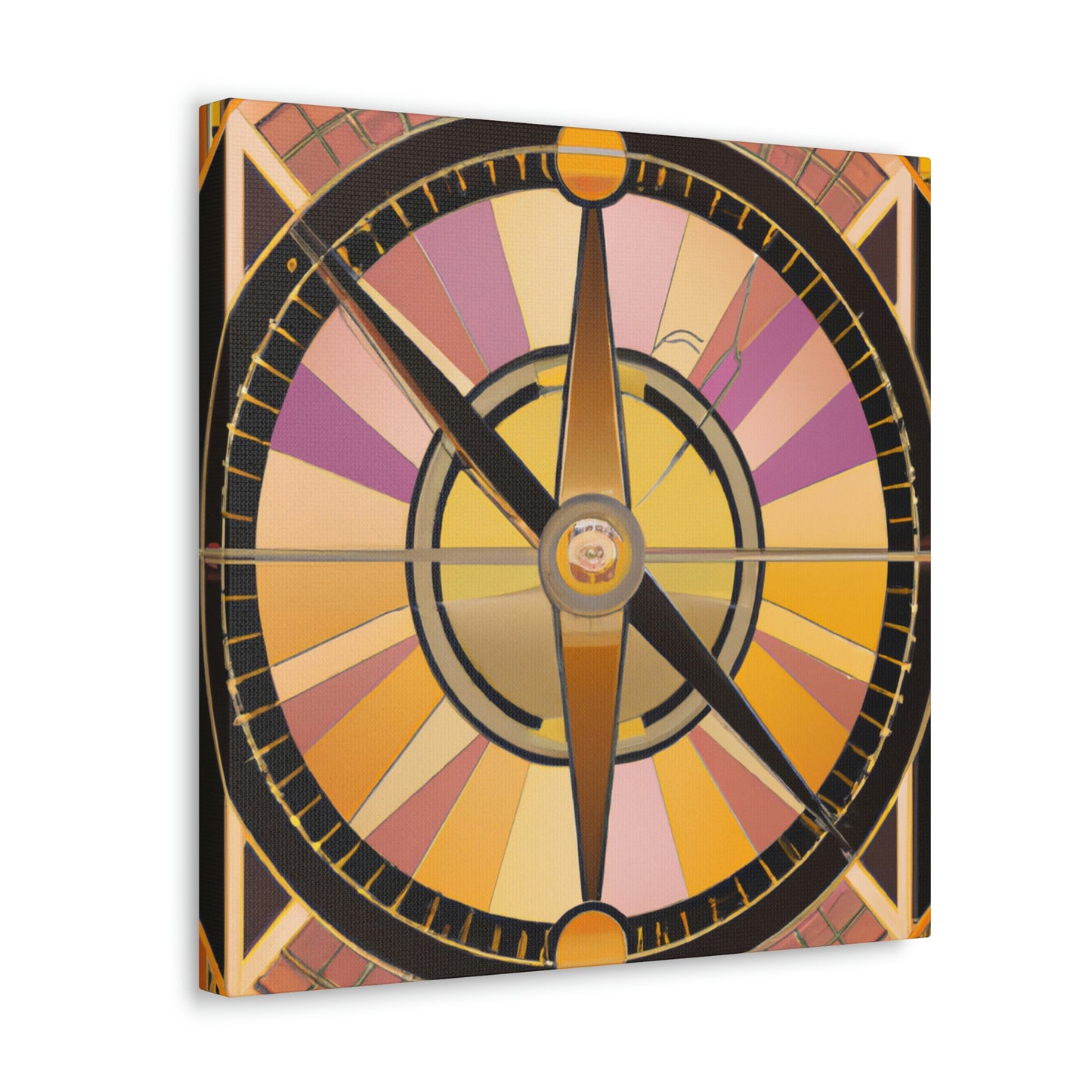 "Compass of Art Deco" - Canvas