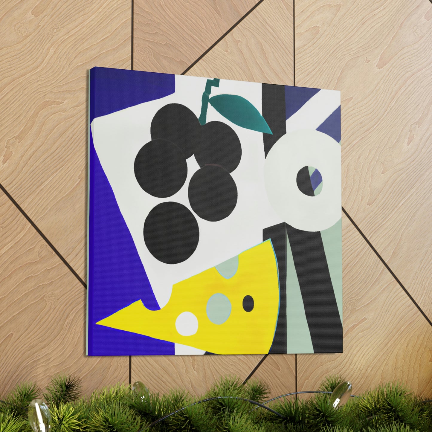 Cheese and Grapes Abound - Canvas