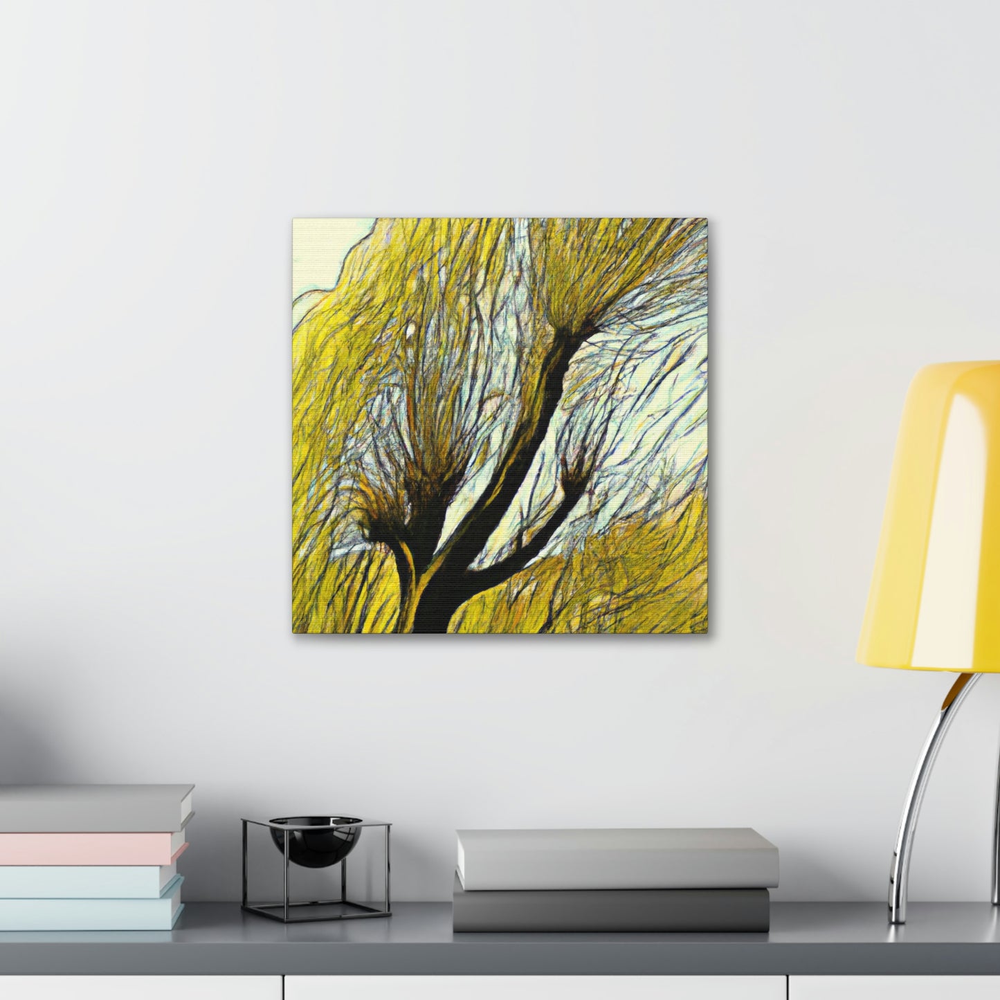 "Willow Tree Reminiscence" - Canvas