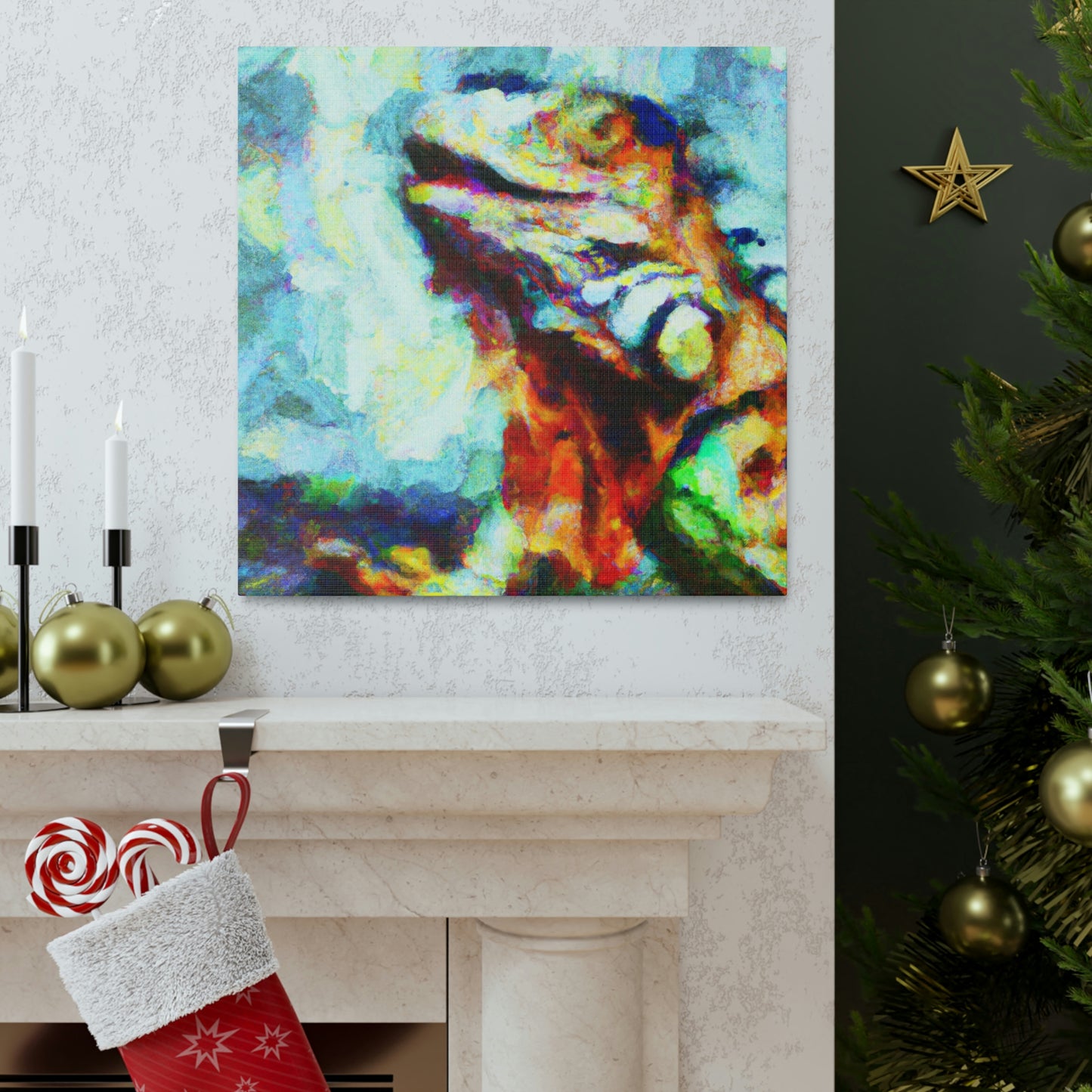 Reptiles in Impressionism - Canvas