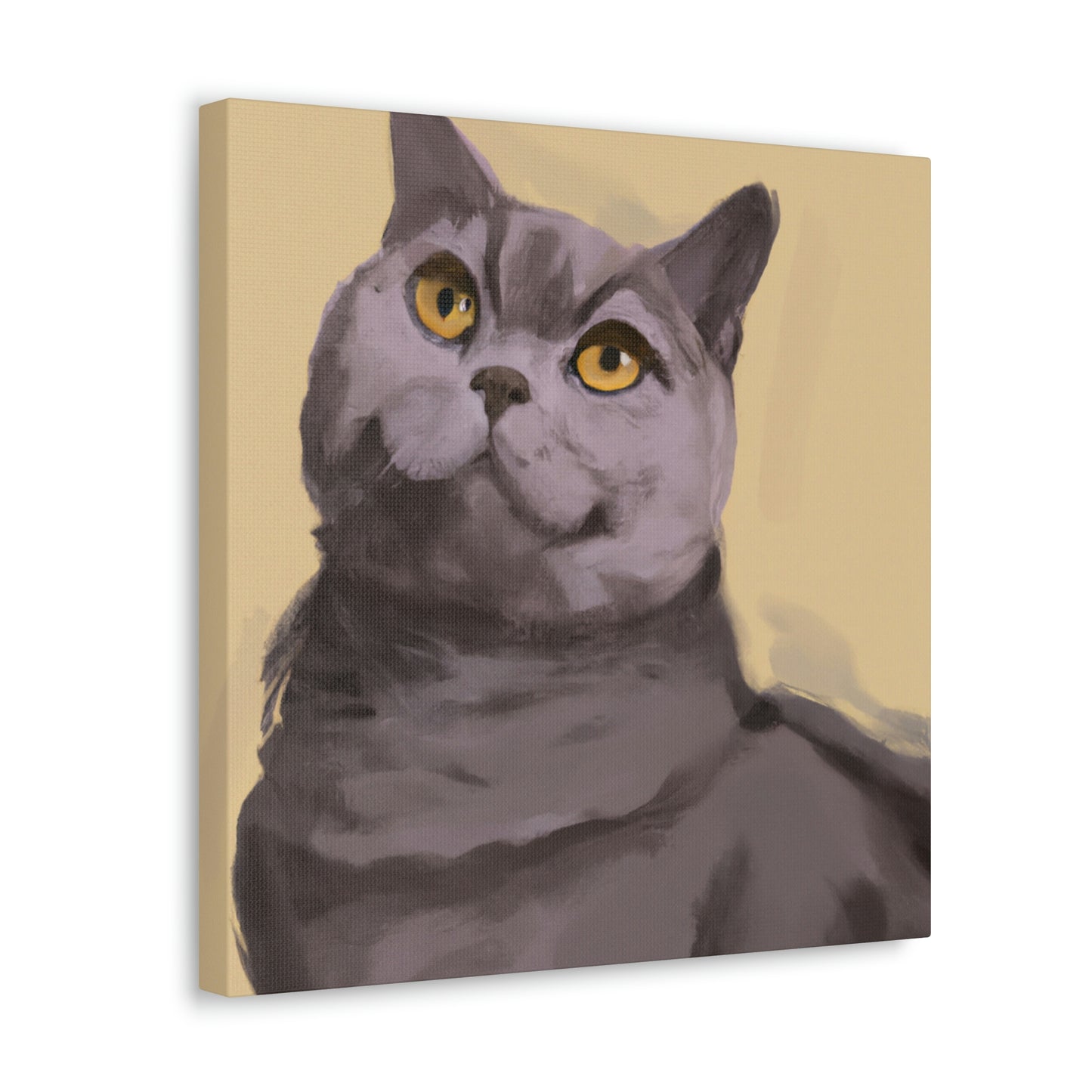 "Cat of Minimalism" - Canvas