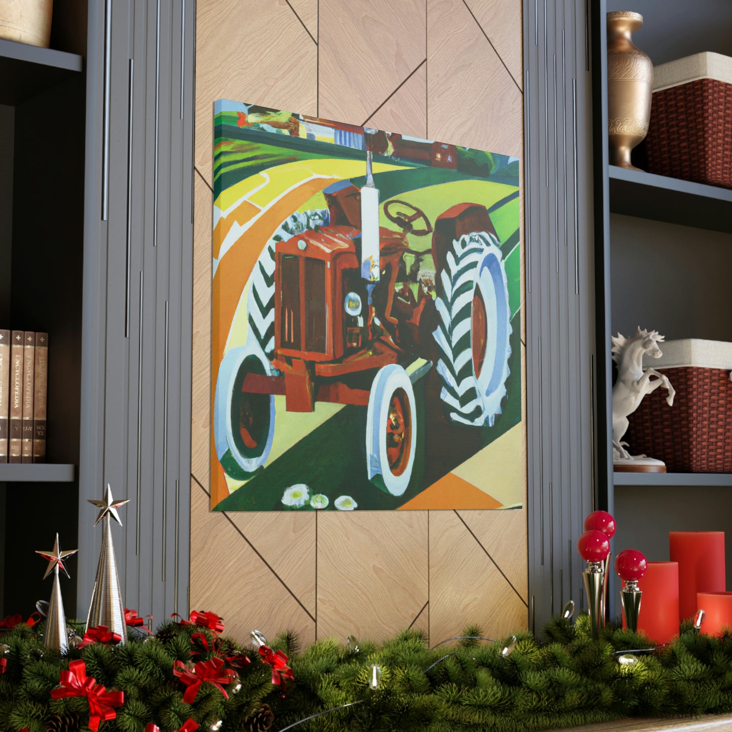 "Tractor of the Fields" - Canvas