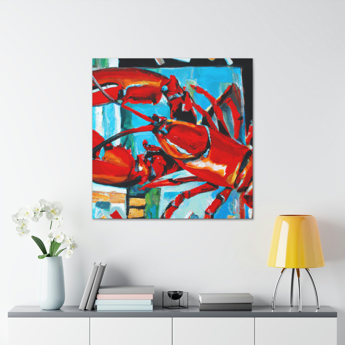 Lobster in Magnificence - Canvas