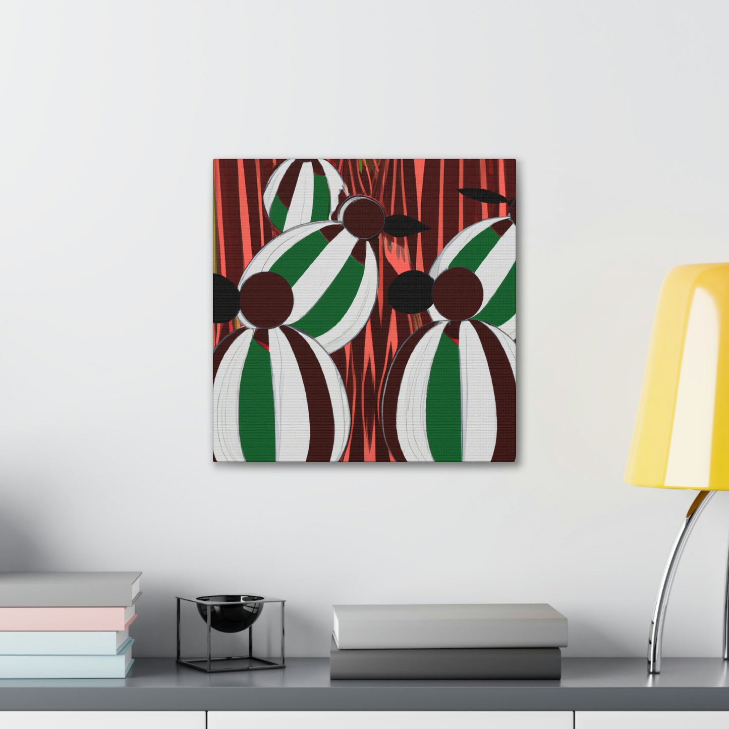 "Shimmering Maracas Symphony" - Canvas