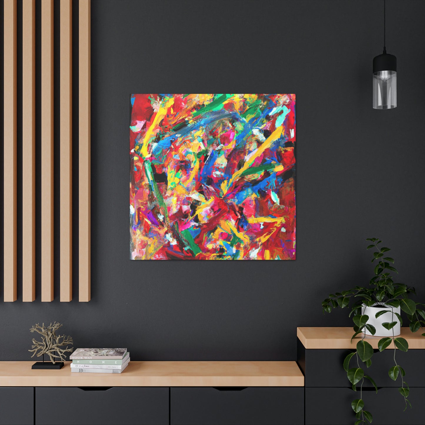 "Birth of Expressionist Fire" - Canvas