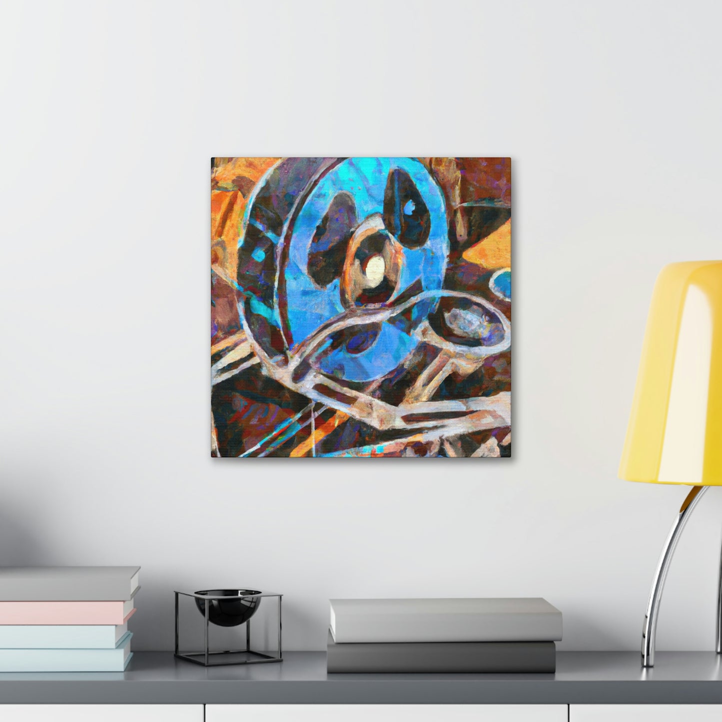 "Reel to Reel Abstraction" - Canvas