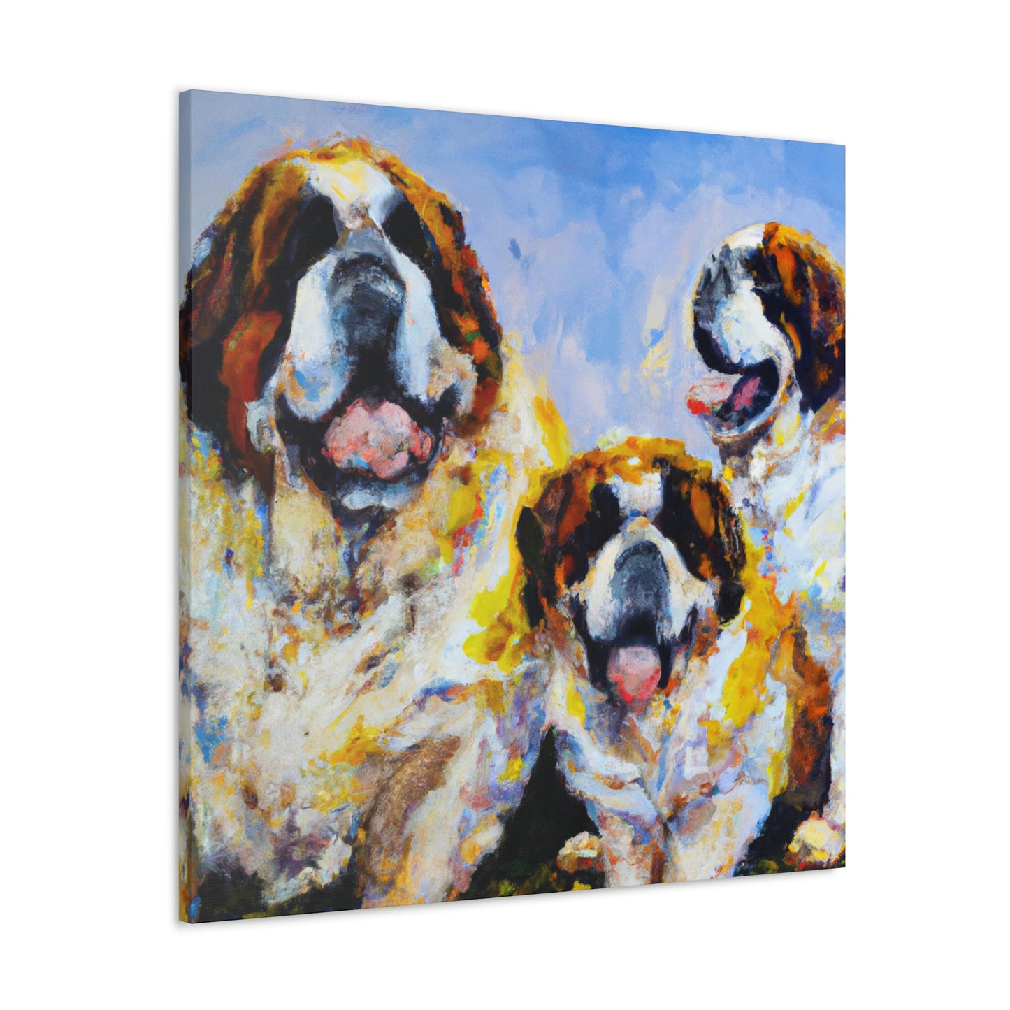 Saint Bernard's Majesty - Canvas