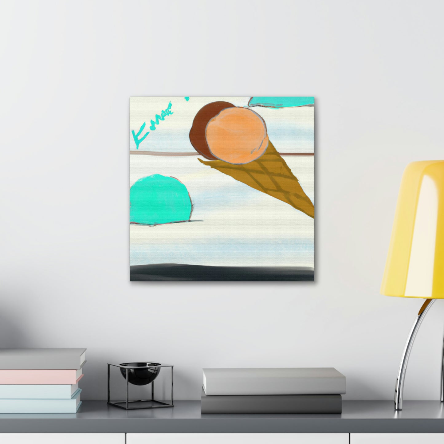 "Ice Cream Escape” - Canvas