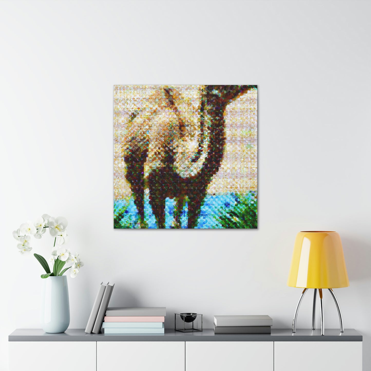 "Digital Pixel Mosaic" - Canvas