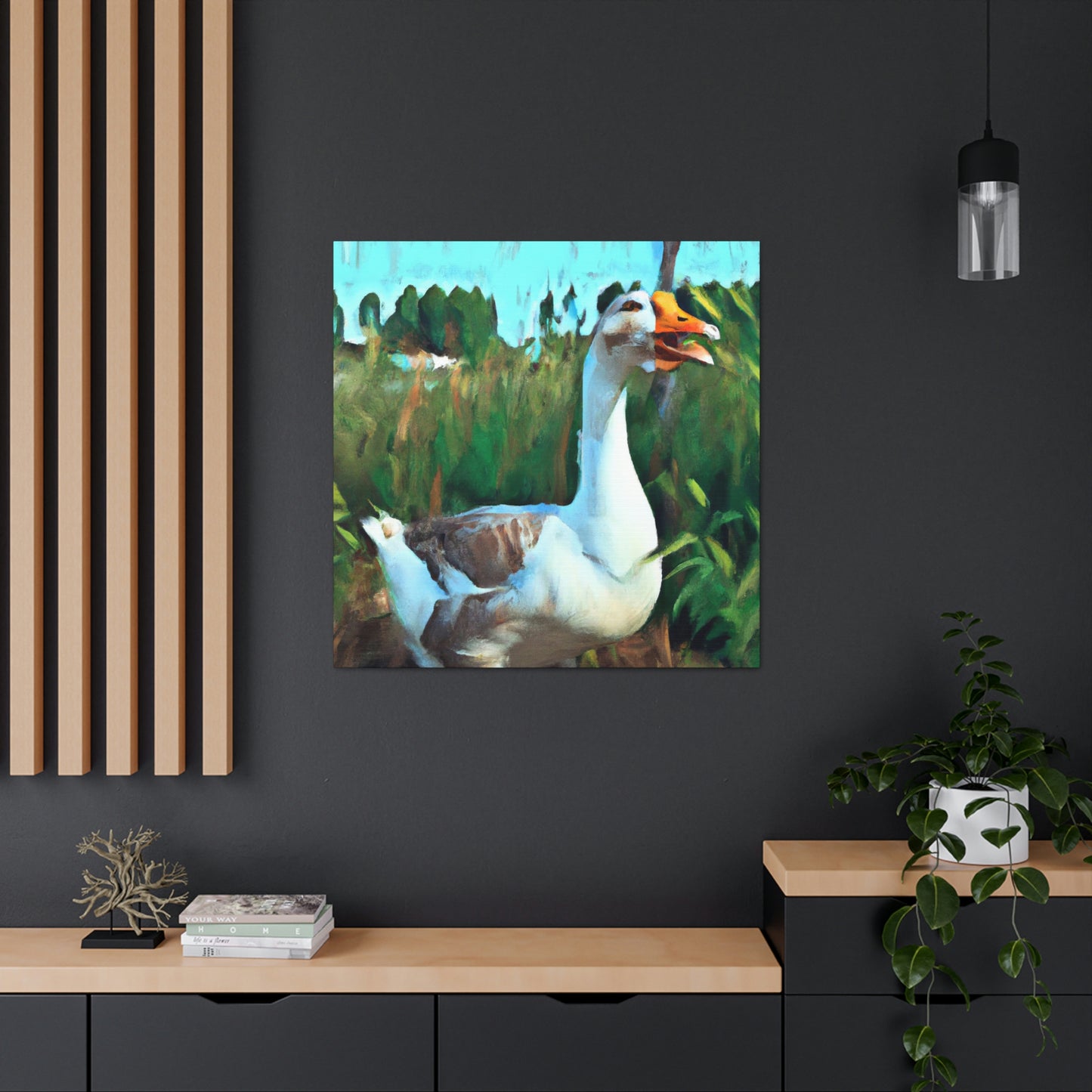 Goose in Flight Dream - Canvas