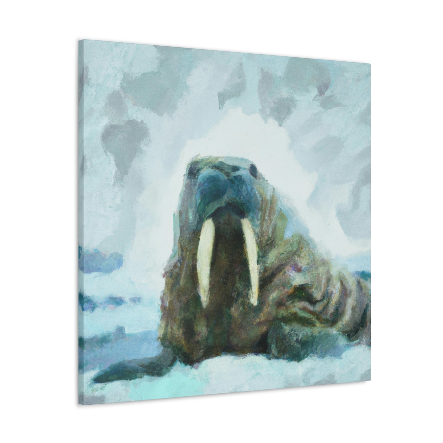 "Walrus in Expressionism" - Canvas