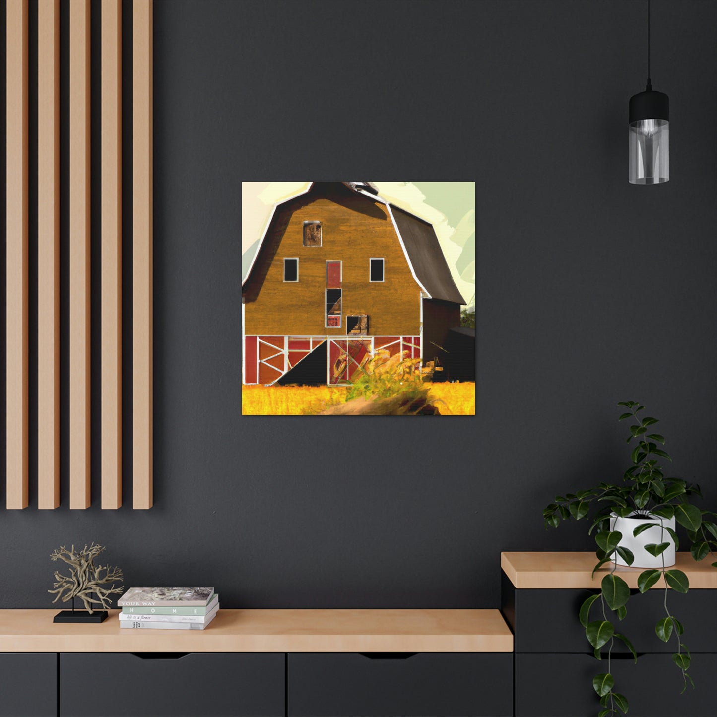 "Barn in Splendor" - Canvas