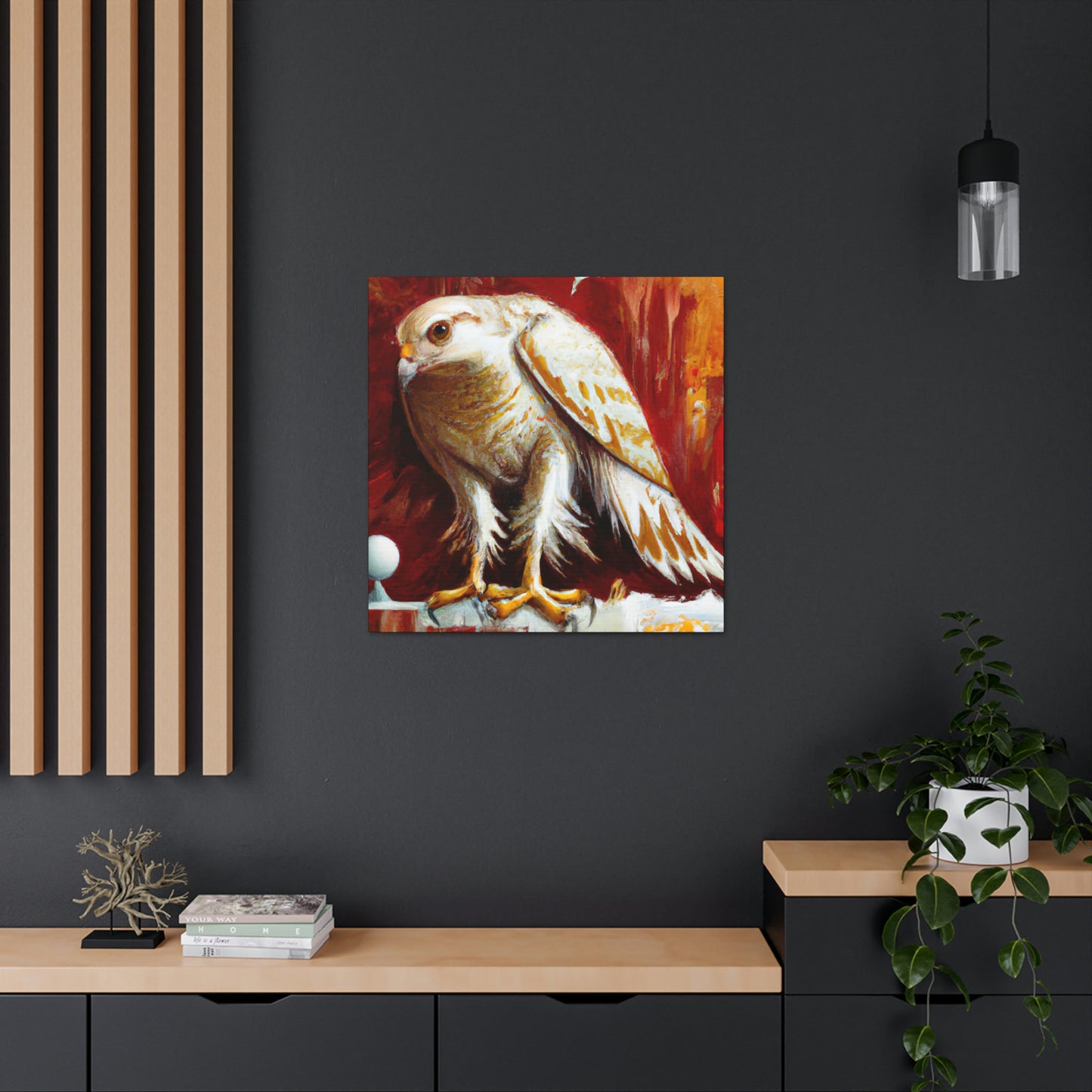 "Hawk of Neoclassicism" - Canvas