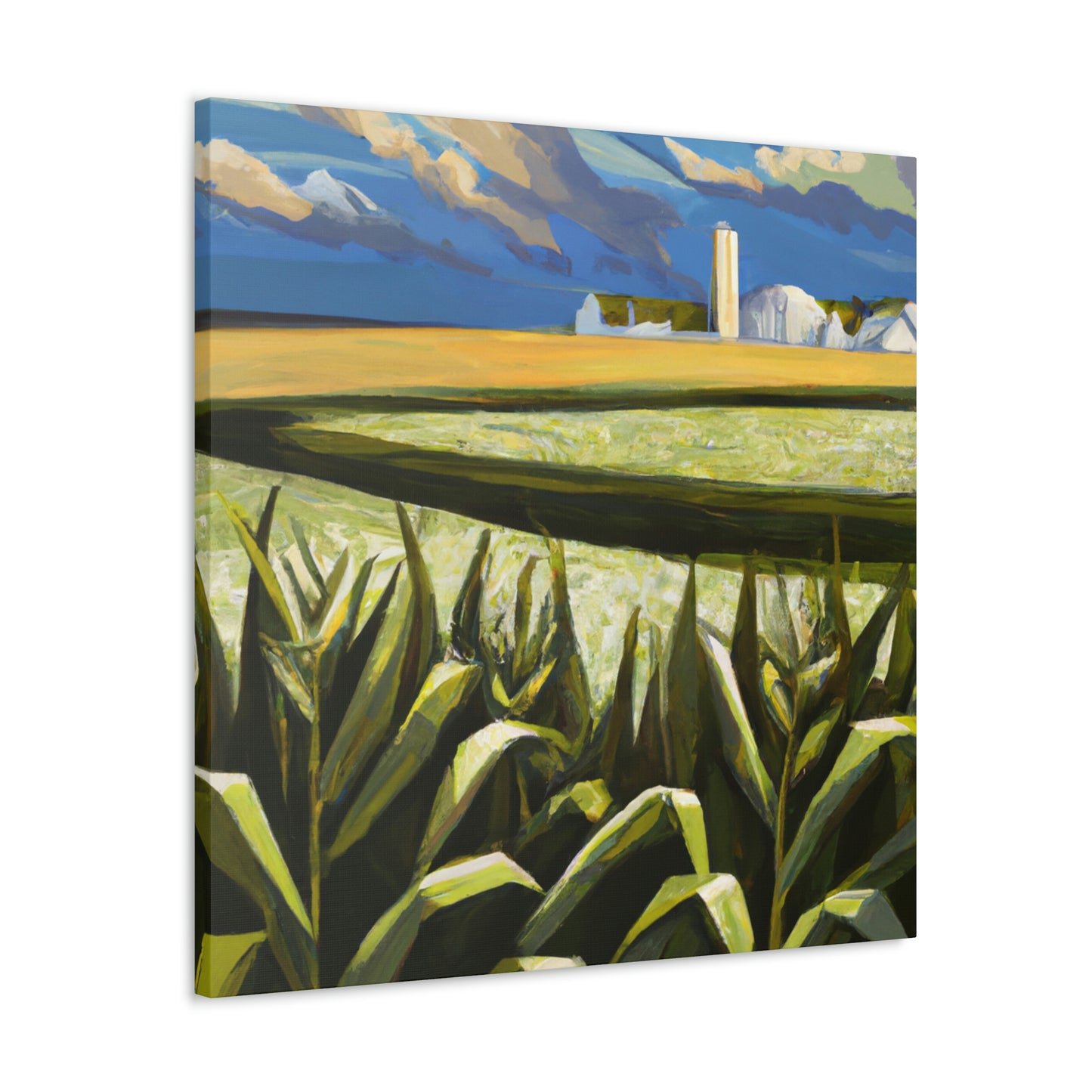 "Corn Field Harmony Scene" - Canvas