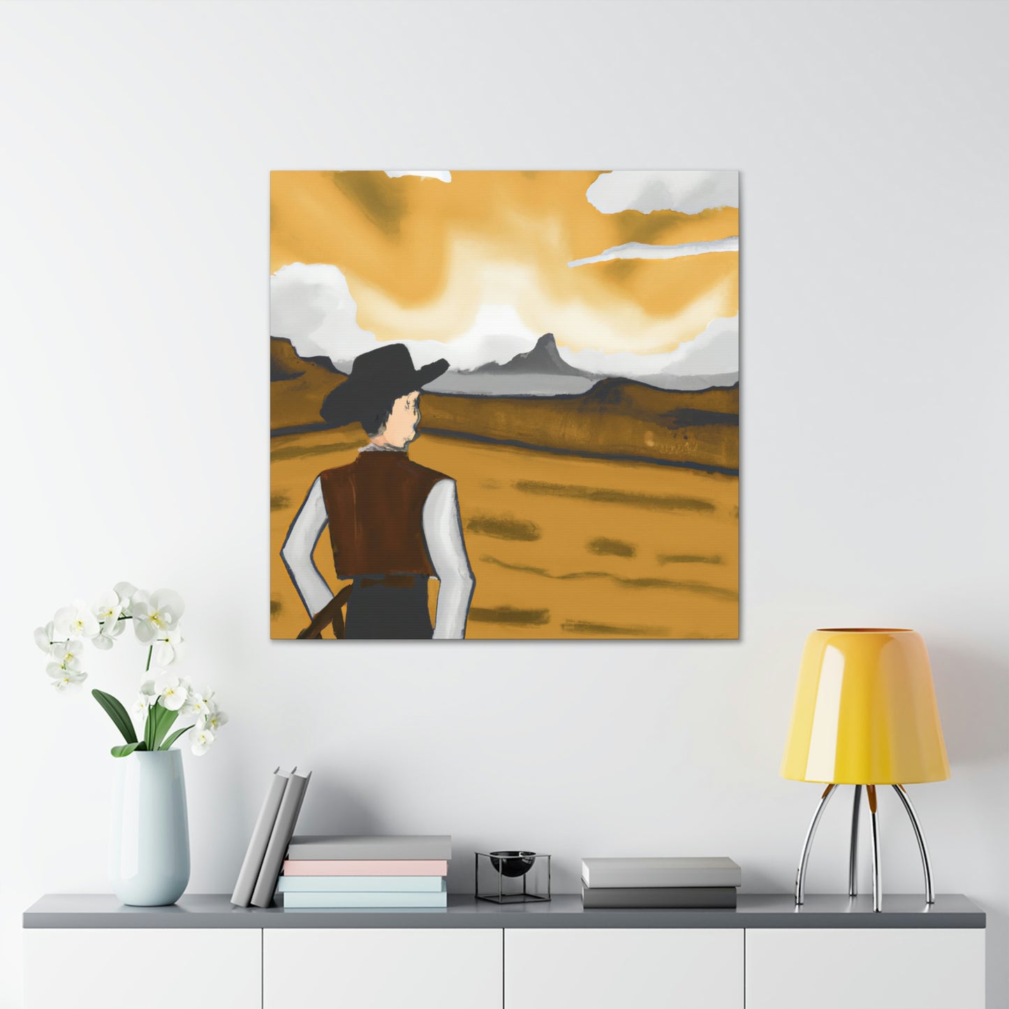 Rancher in Reflection - Canvas