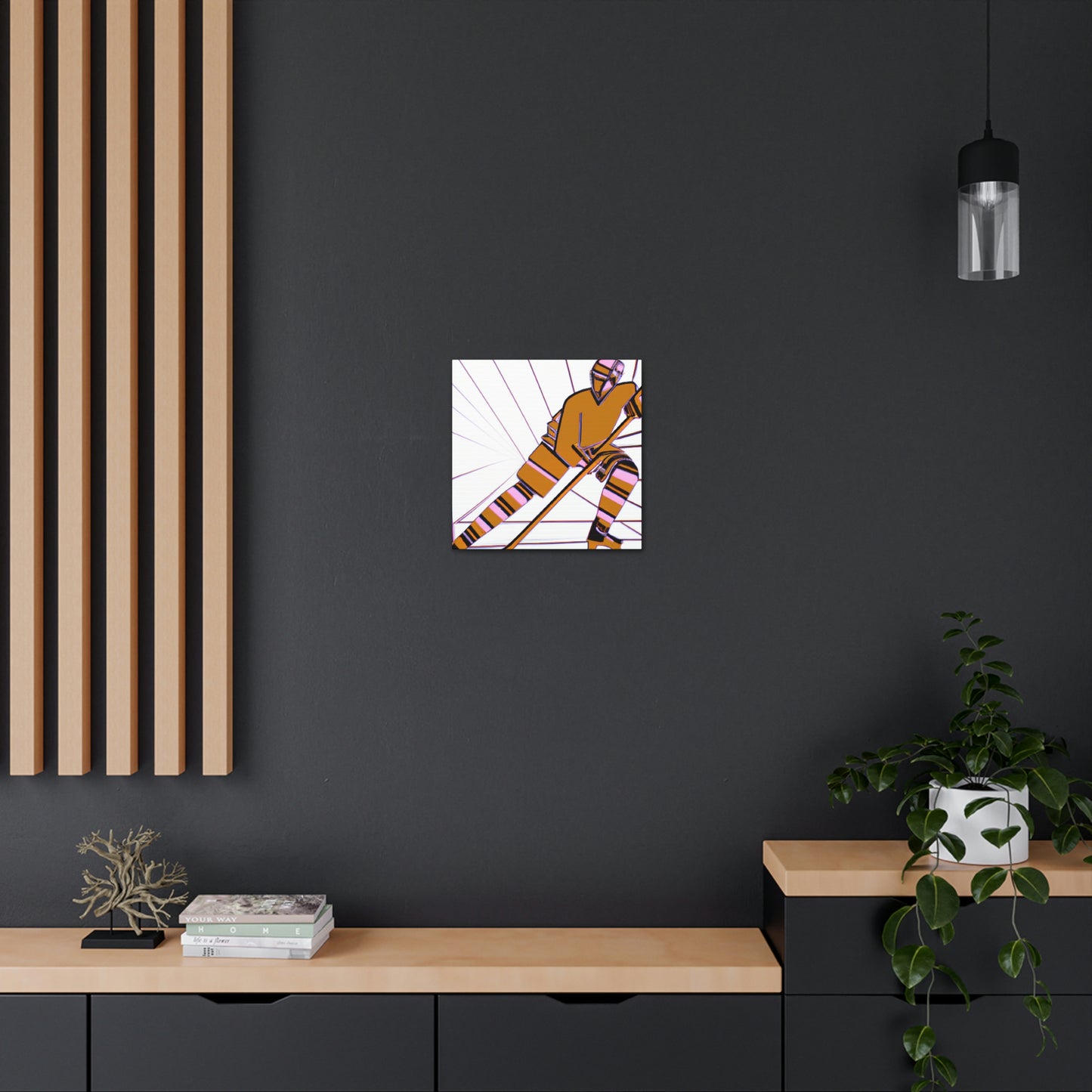 Hockey in Art Deco - Canvas