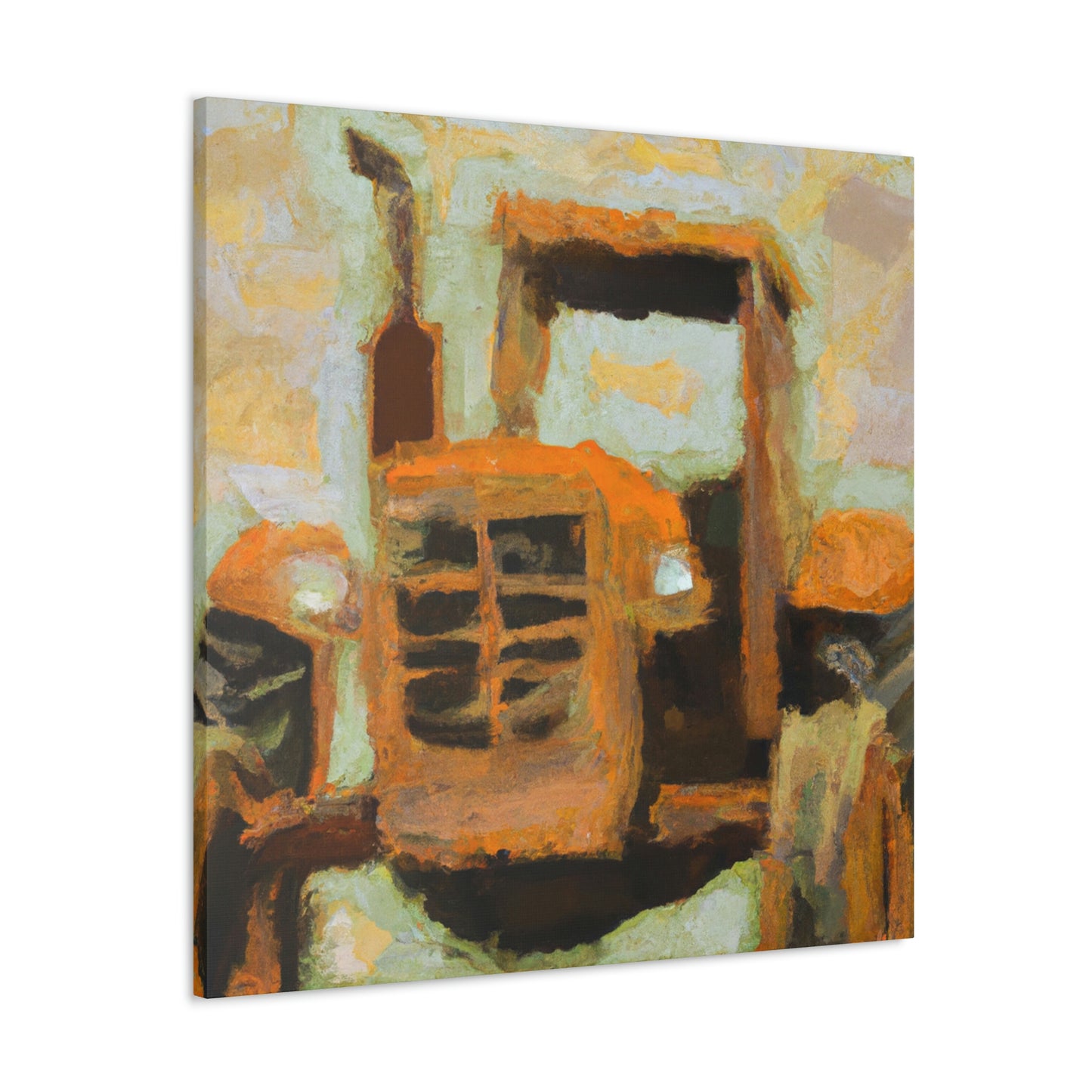 Tractor in the Wheat - Canvas