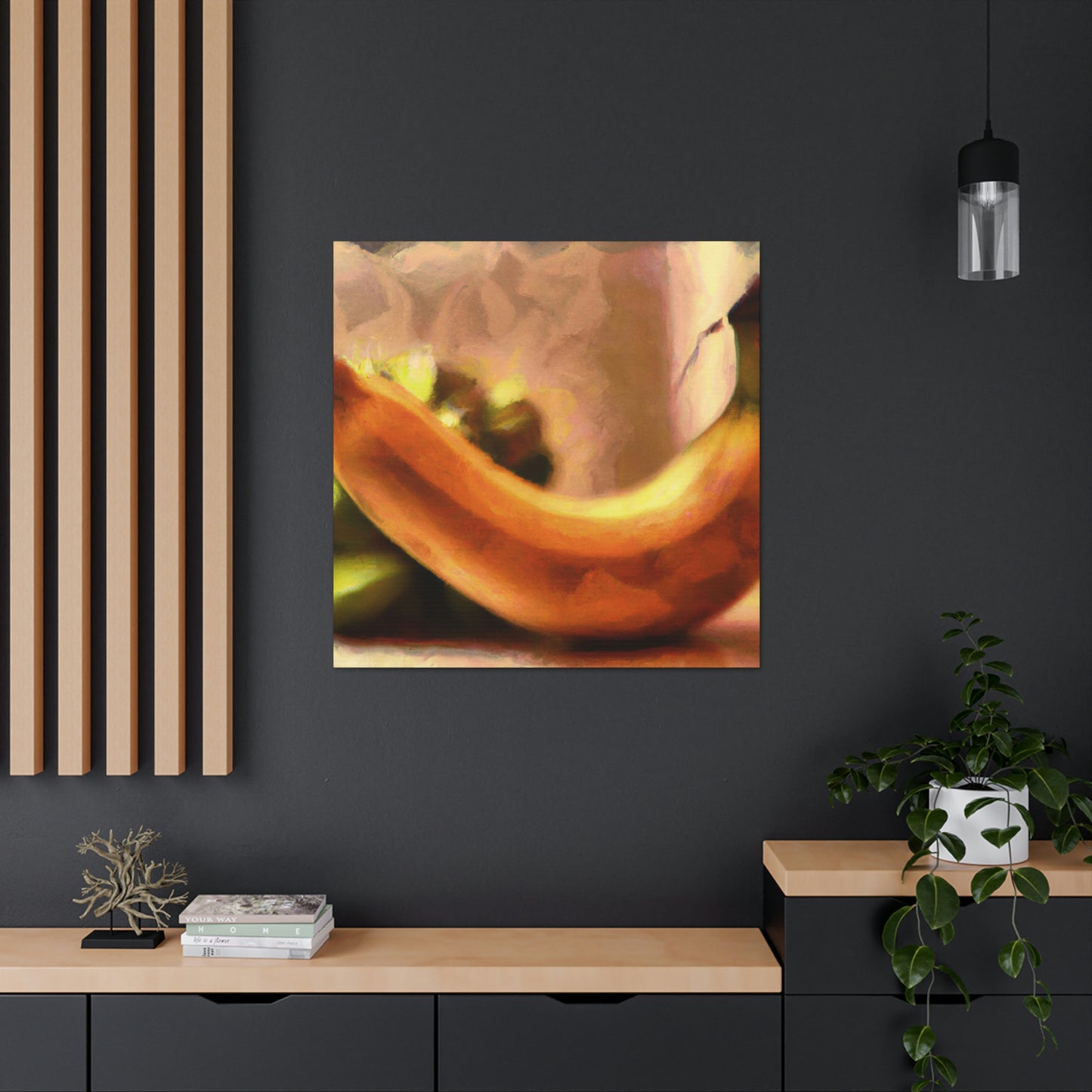 "Bananna in Art Nouveau". - Canvas