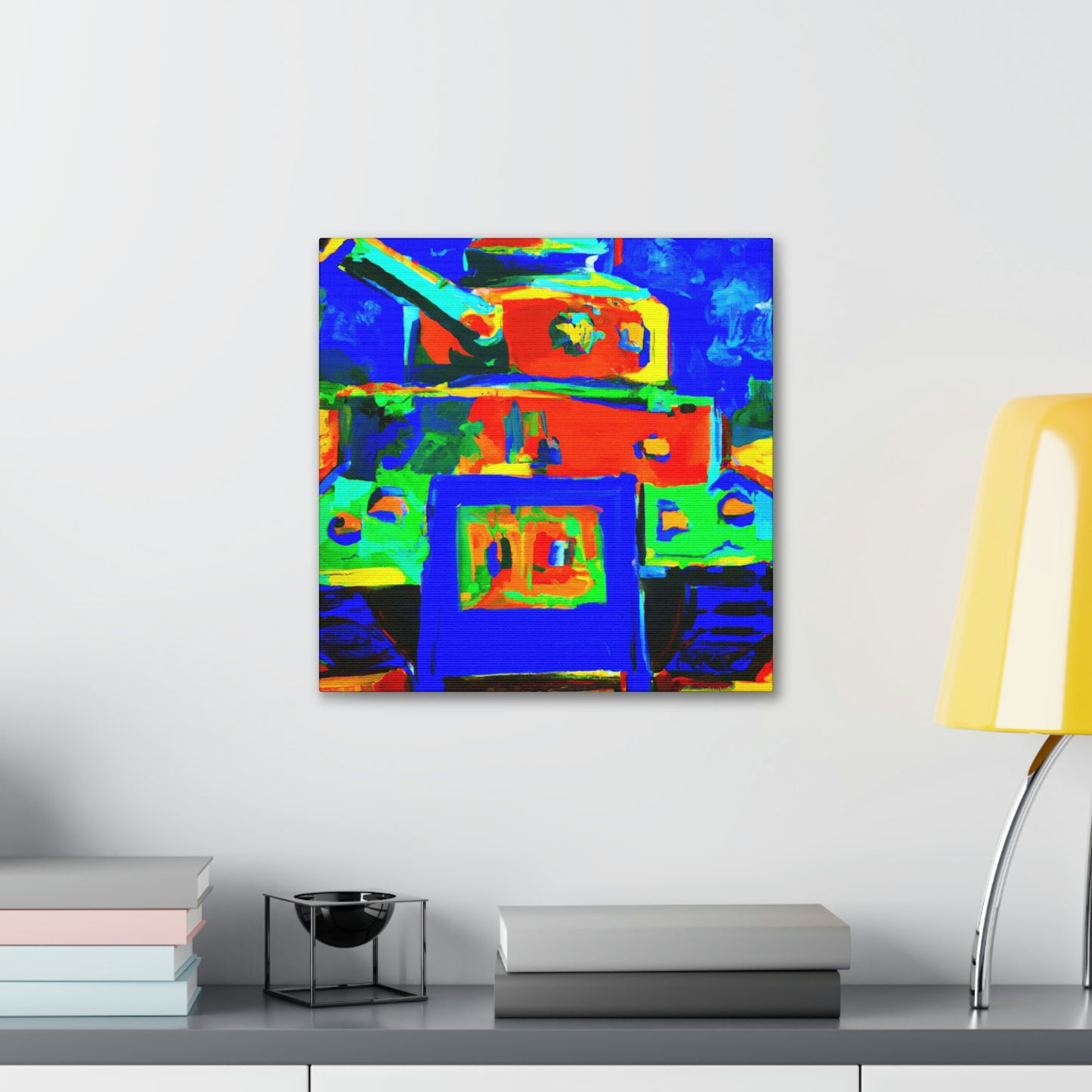 "The Tank Turret Fauve" - Canvas