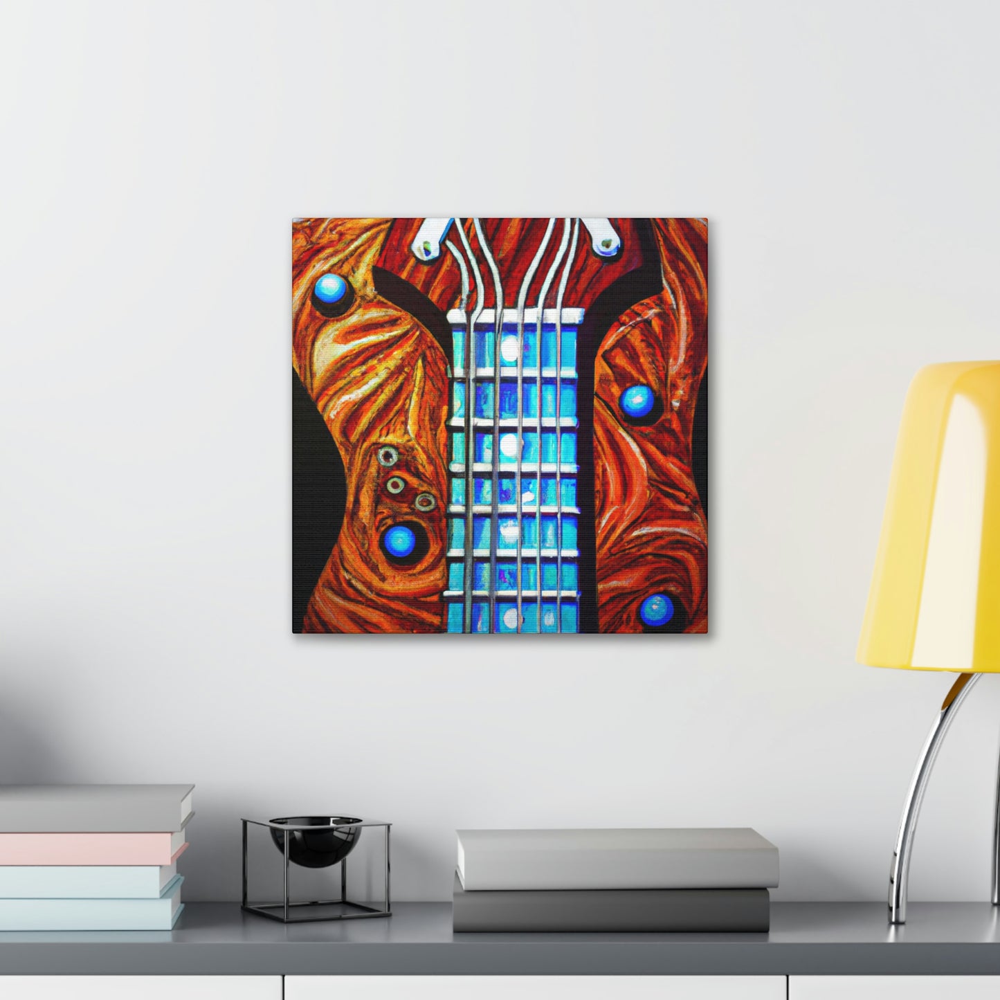 "Guitar Resonance Dreaming" - Canvas