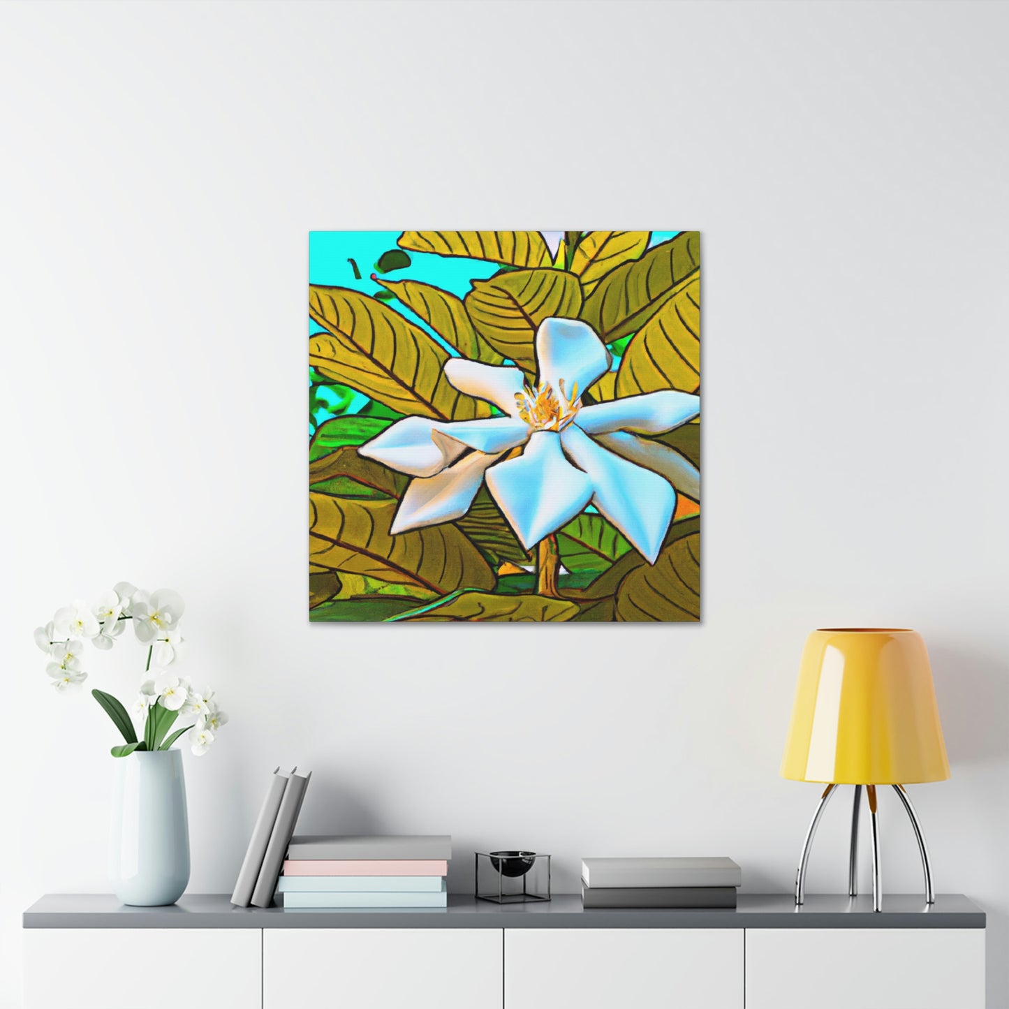 Gardenia Pop Pop Art - Canvas