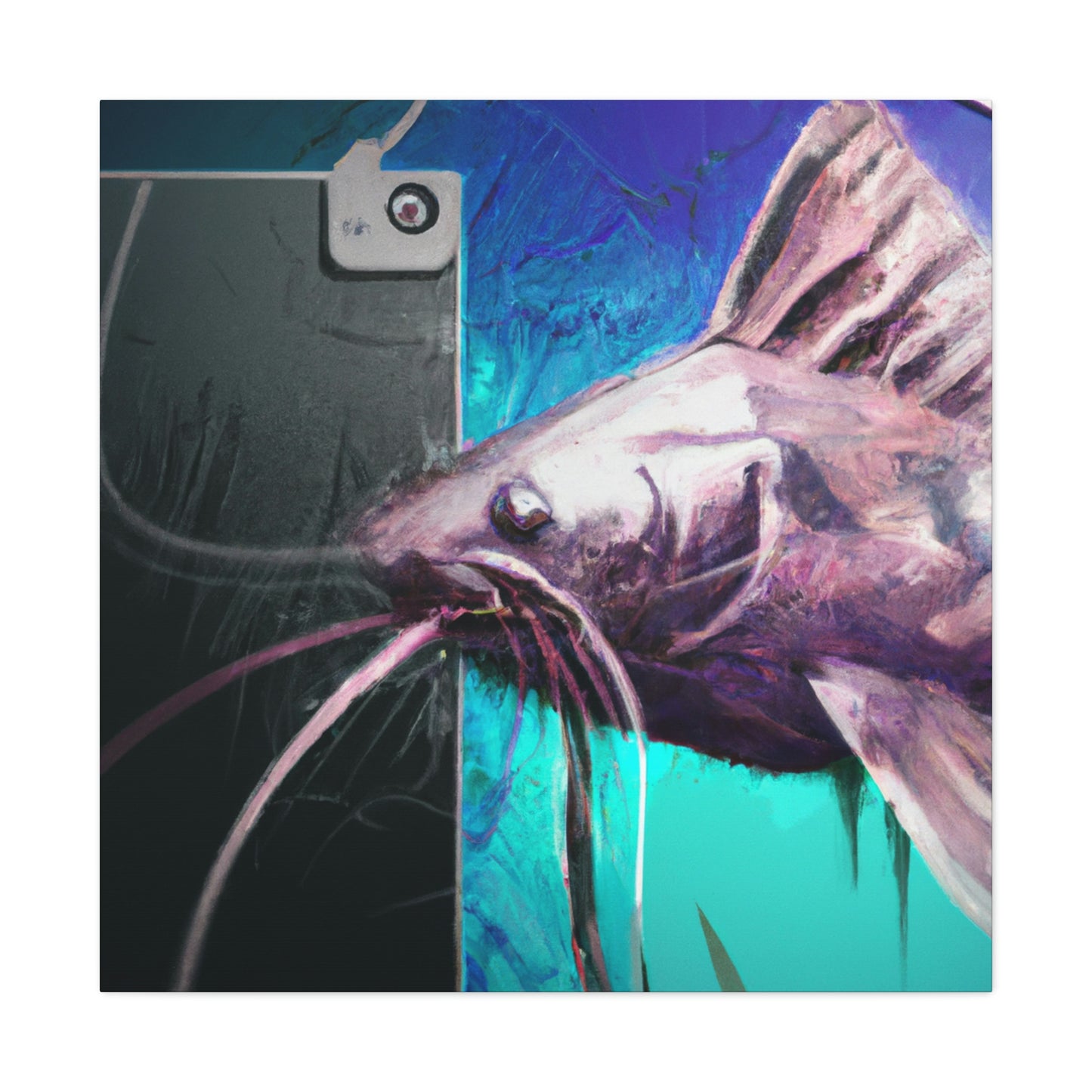 "Corydoras Catfish Conjuring" - Canvas