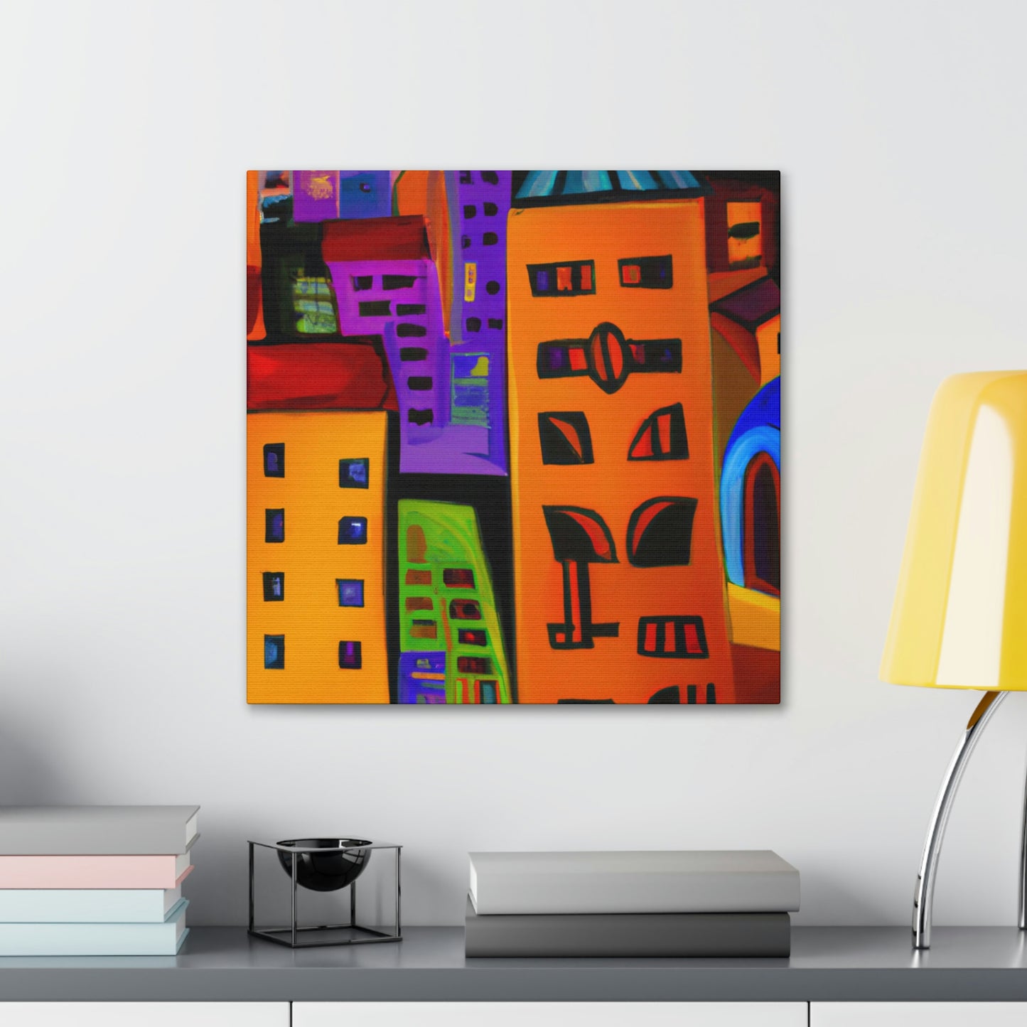 "Deco Dream Fauvist" - Canvas