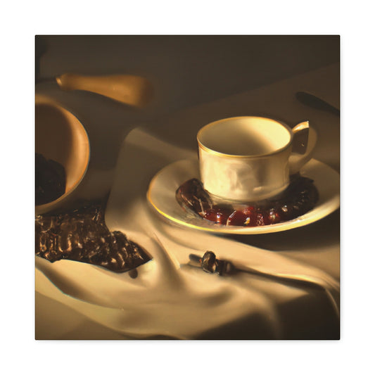 Coffee in Morning Light - Canvas