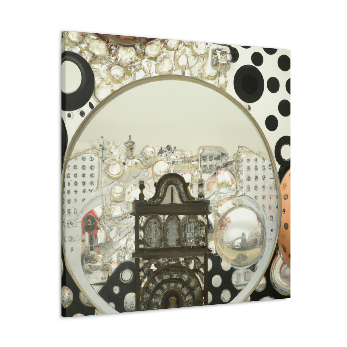 "Victorian Steampunk Scene" - Canvas