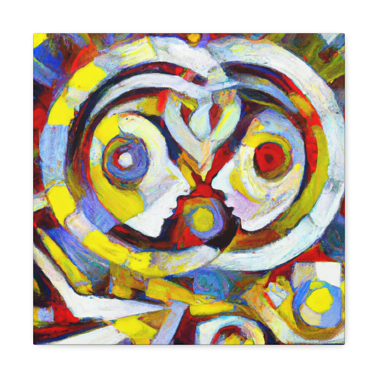 "Love's Celestial Embrace" - Canvas