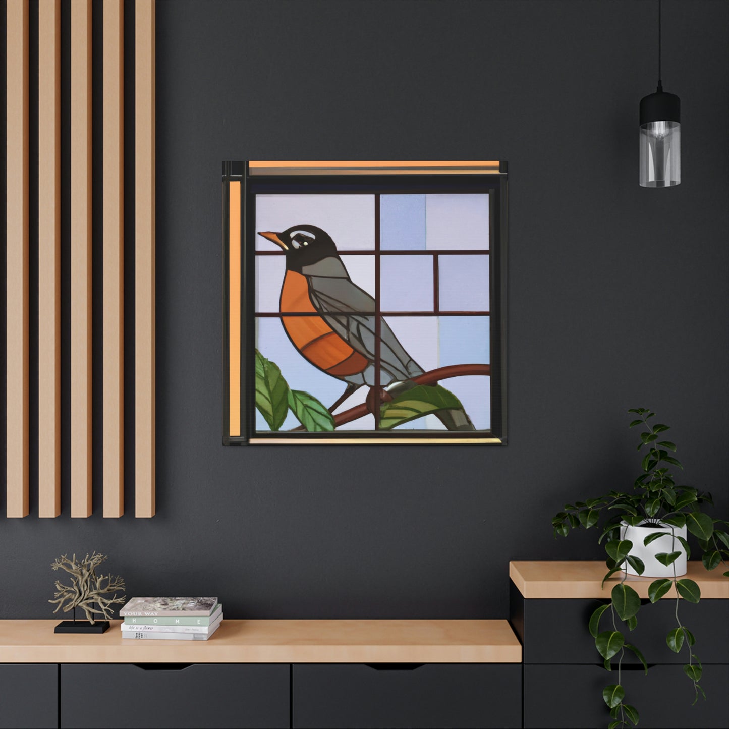 A Robin's Jazz Dance - Canvas