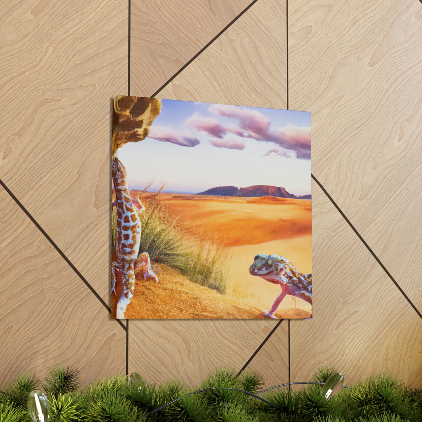 Dreamy Leopard Gecko - Canvas