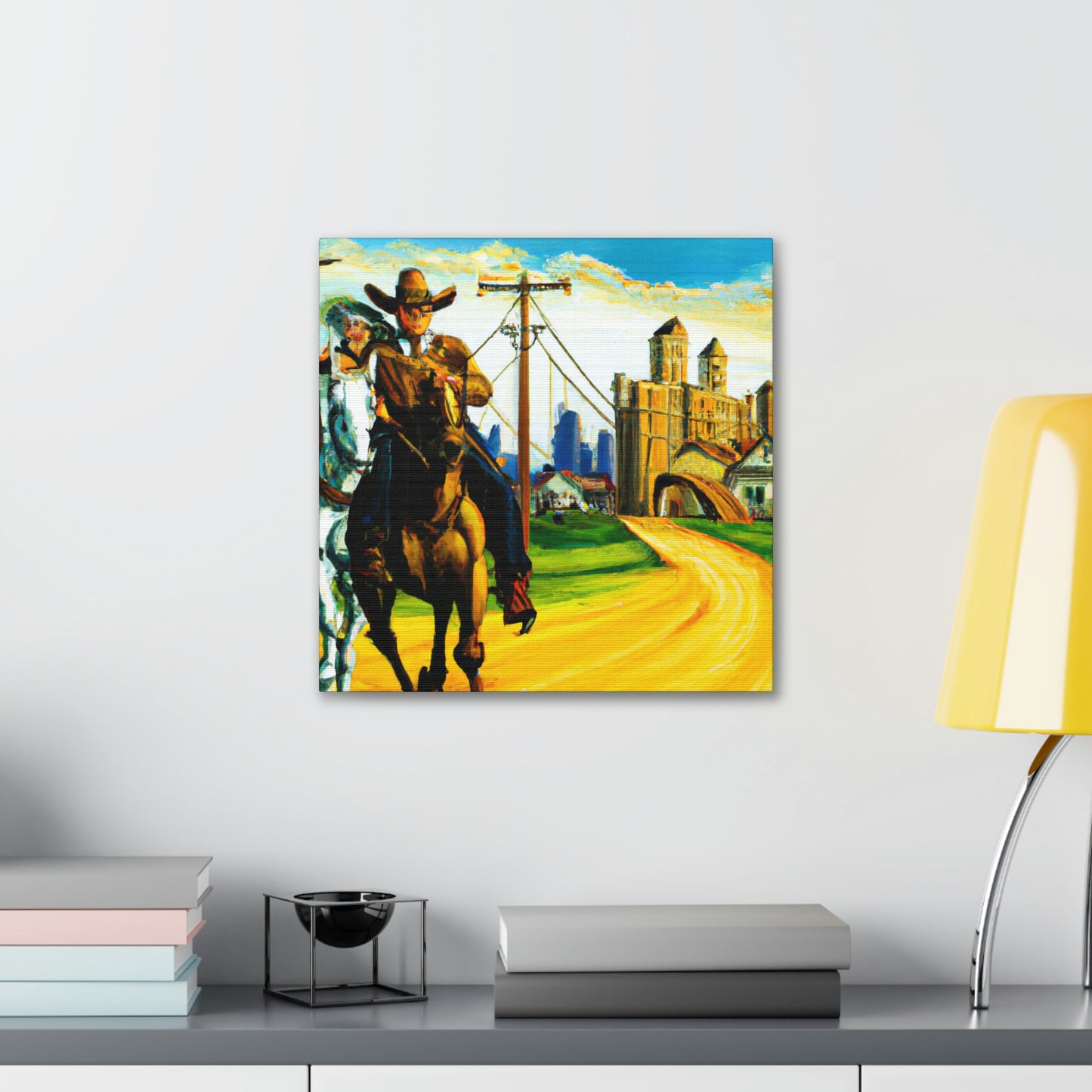 Frontier Town Splendor - Canvas