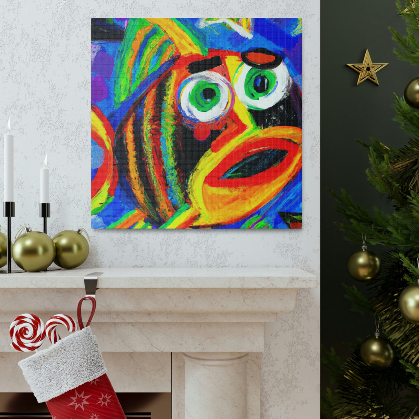 Rainbow Fish Harmony - Canvas