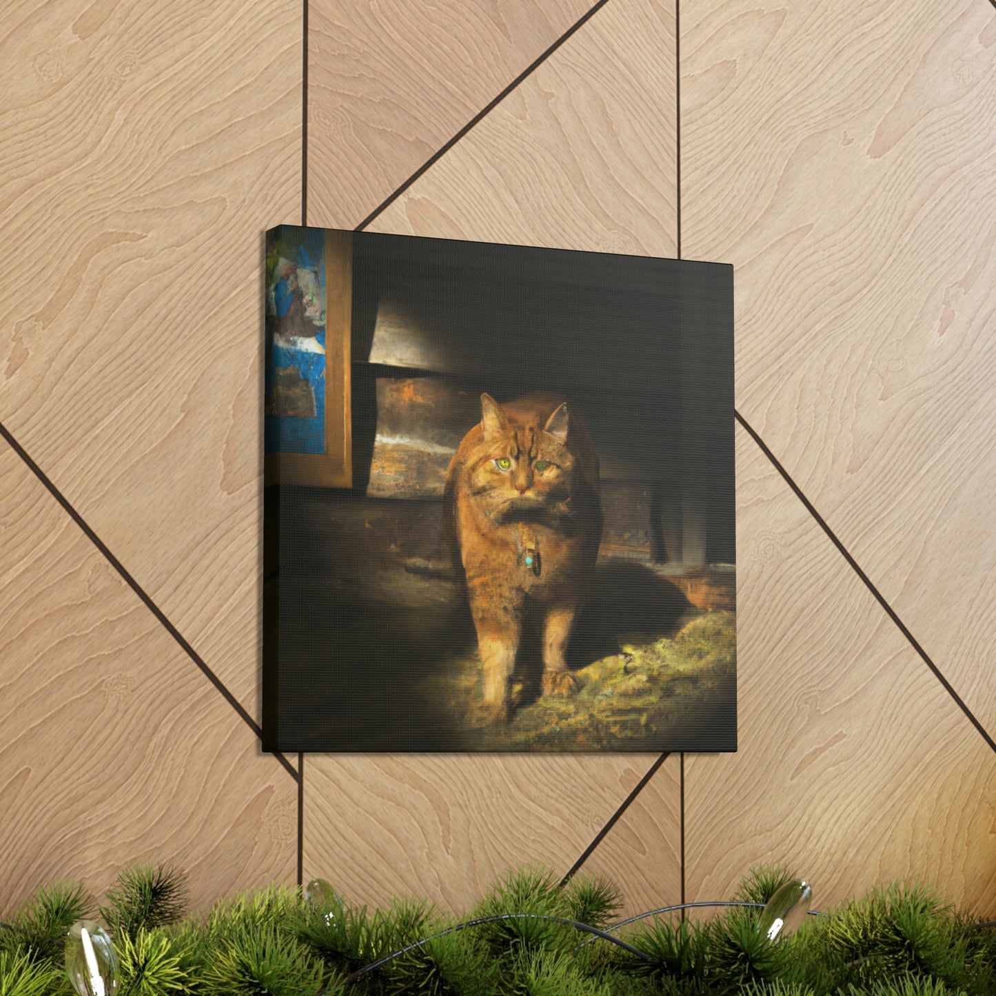 Purr of the Barn - Canvas