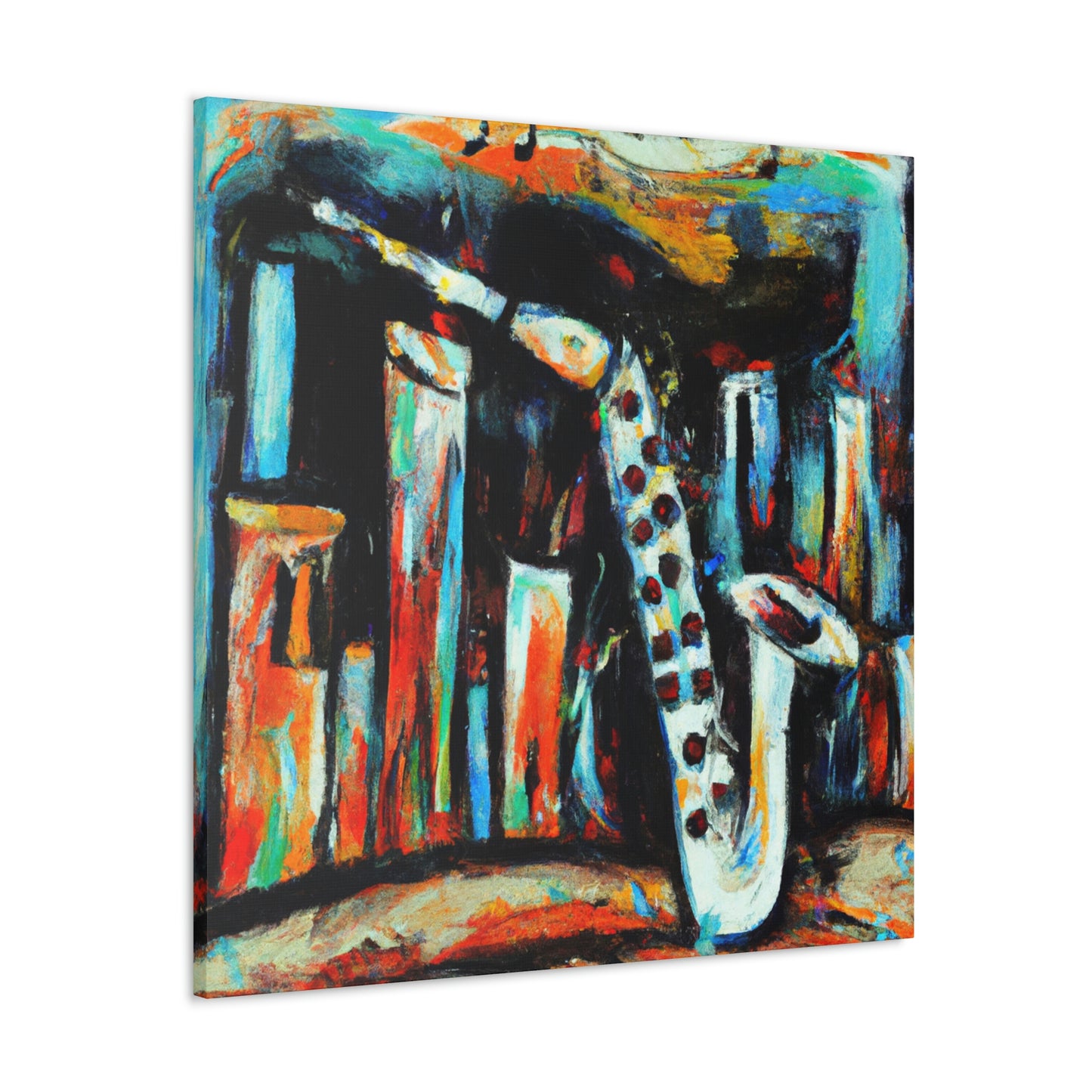 "Clarinet in Expressionism" - Canvas